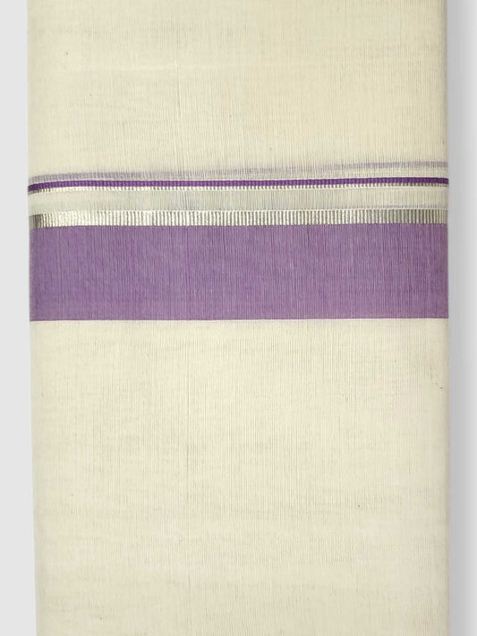 Kerala Balaramapuram Pure Cotton Handloom Mundu/Dhoti