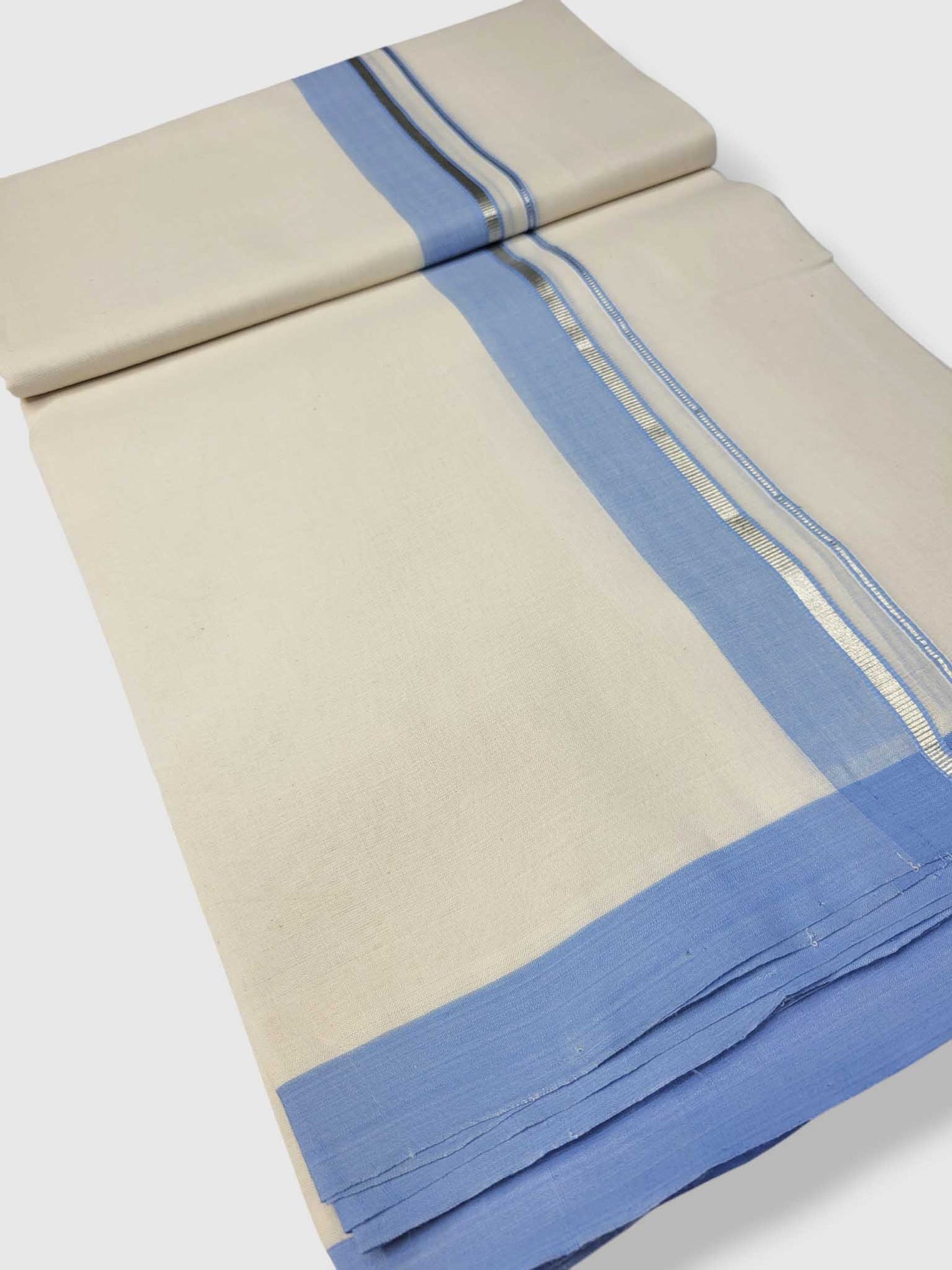 Kerala Balaramapuram Pure Cotton Handloom Mundu/Dhoti