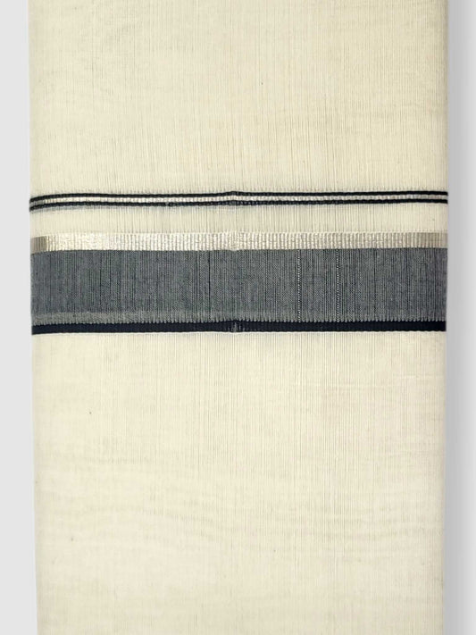 Kerala Balaramapuram Pure Cotton Handloom Mundu/Dhoti