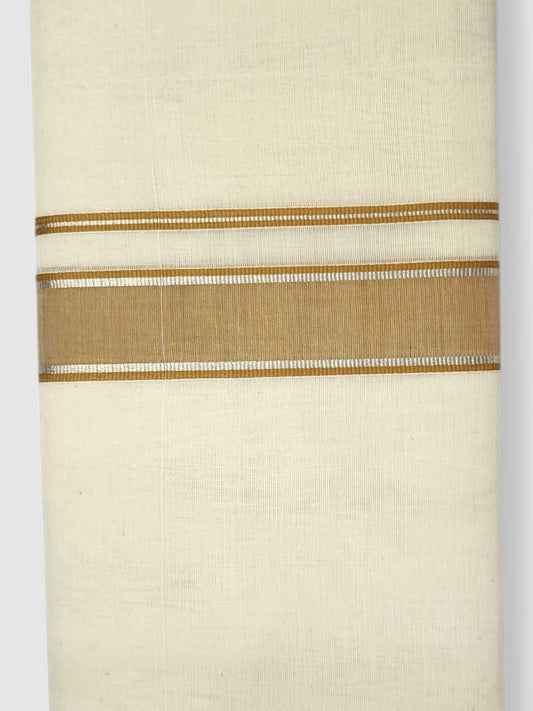 Kerala Balaramapuram Pure Cotton Handloom Mundu/Dhoti