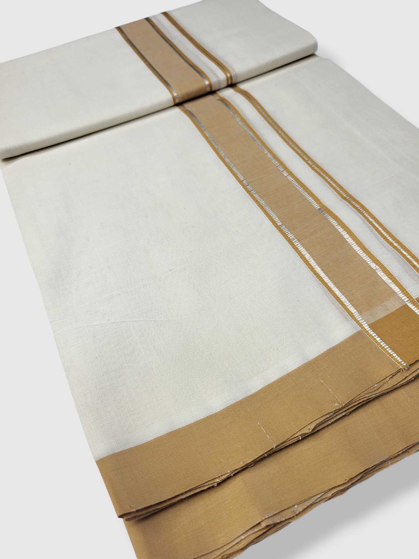 Kerala Balaramapuram Pure Cotton Handloom Mundu/Dhoti