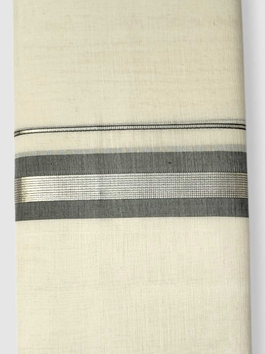 Kerala Balaramapuram Pure Cotton Handloom Mundu/Dhoti