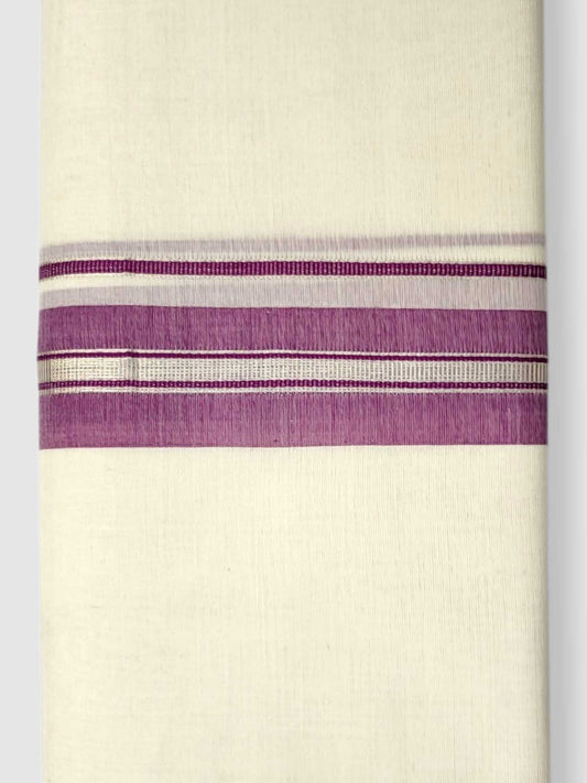 Kerala Balaramapuram Pure Cotton Handloom Mundu/Dhoti