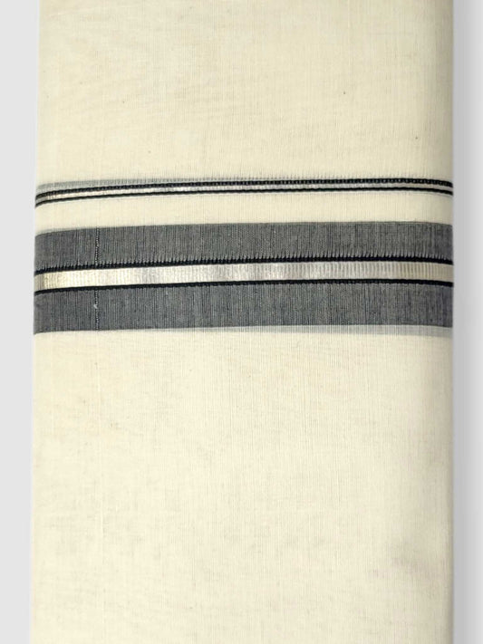 Kerala Balaramapuram Pure Cotton Handloom Mundu/Dhoti