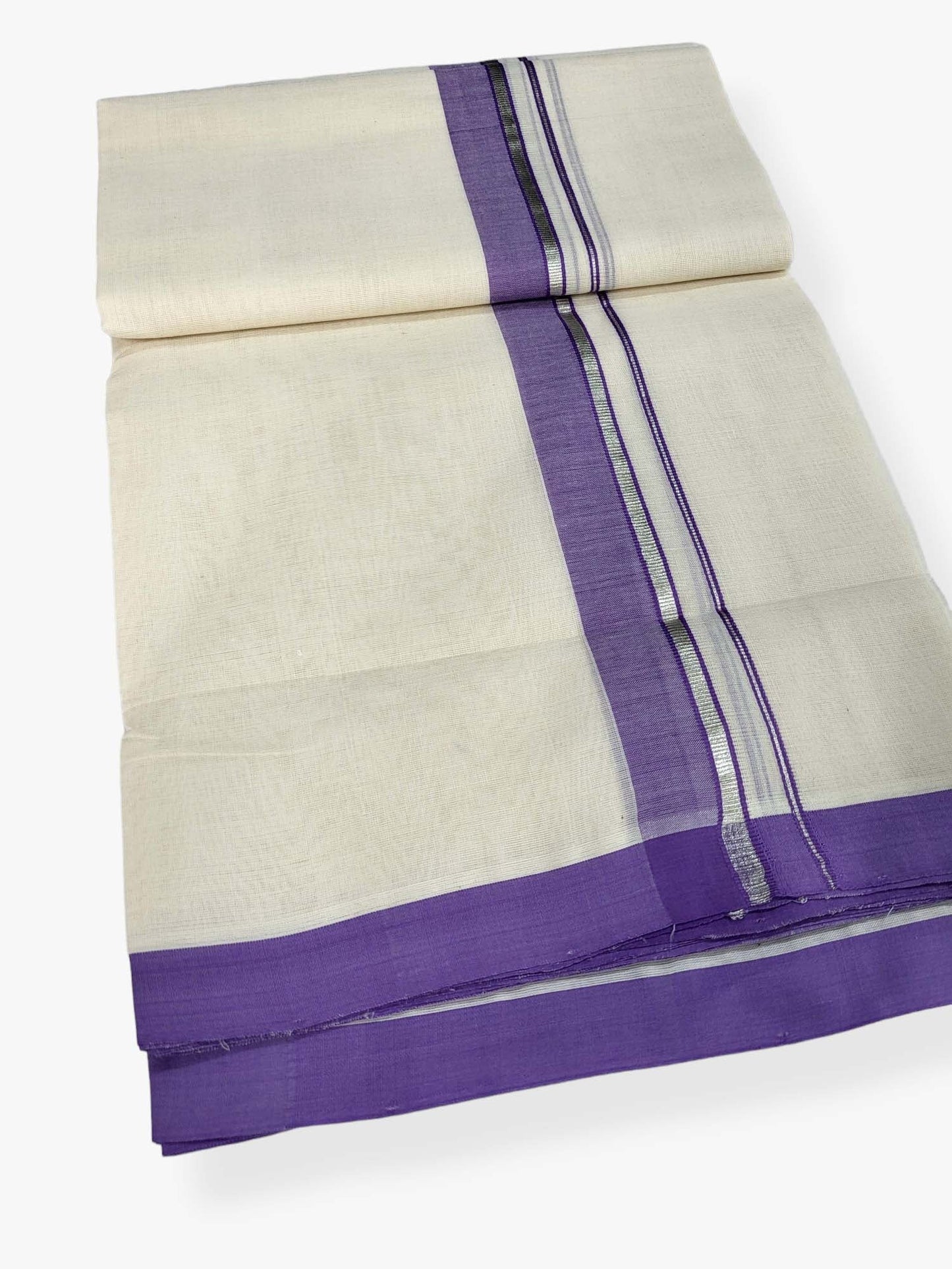 Kerala Balaramapuram Pure Cotton Handloom Mundu/Dhoti