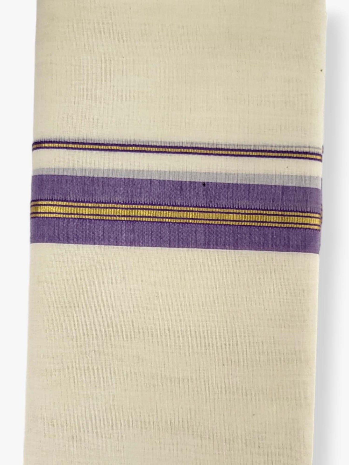 Kerala Balaramapuram Pure Cotton Handloom Mundu/Dhoti