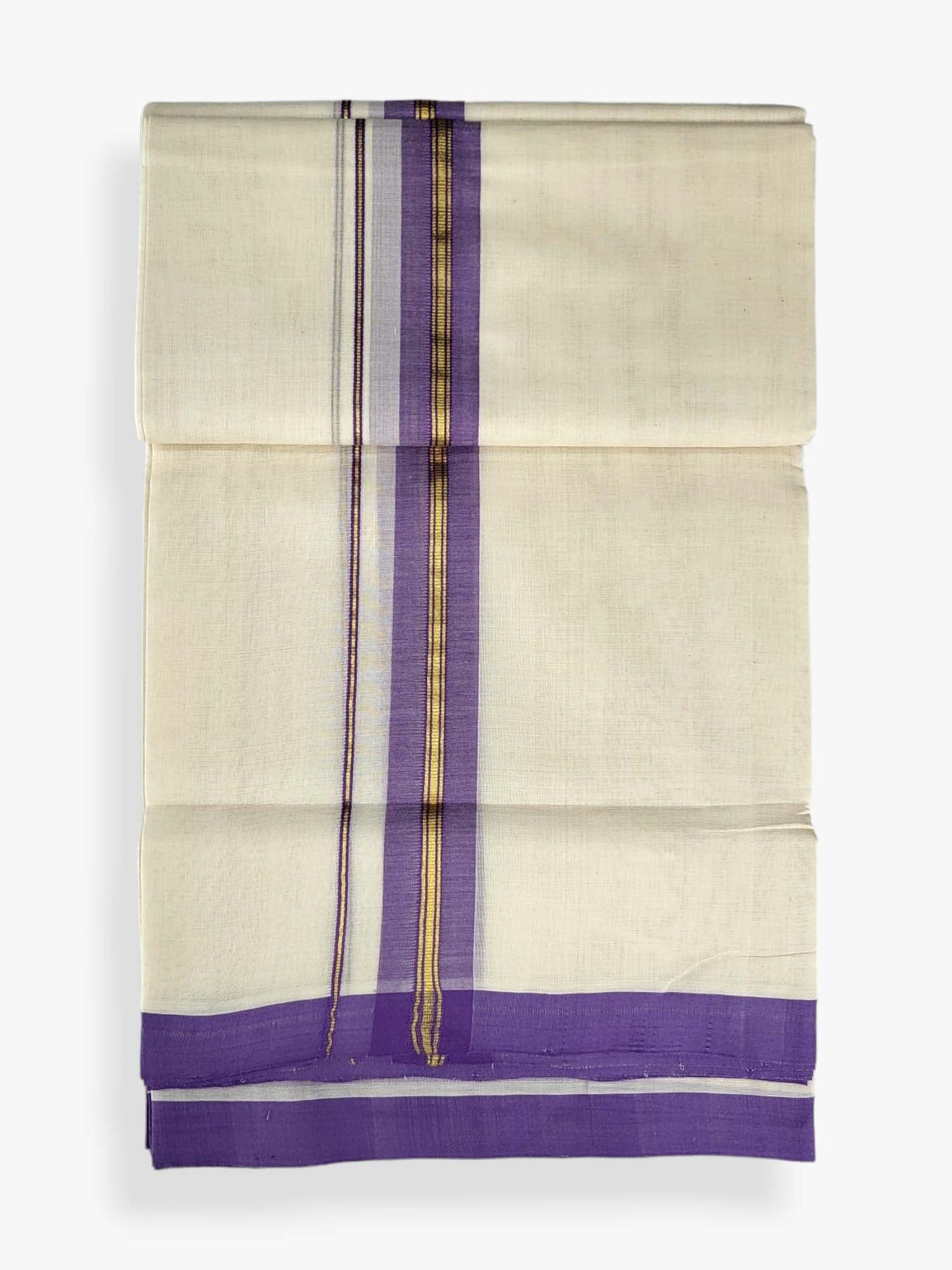 Kerala Balaramapuram Pure Cotton Handloom Mundu/Dhoti