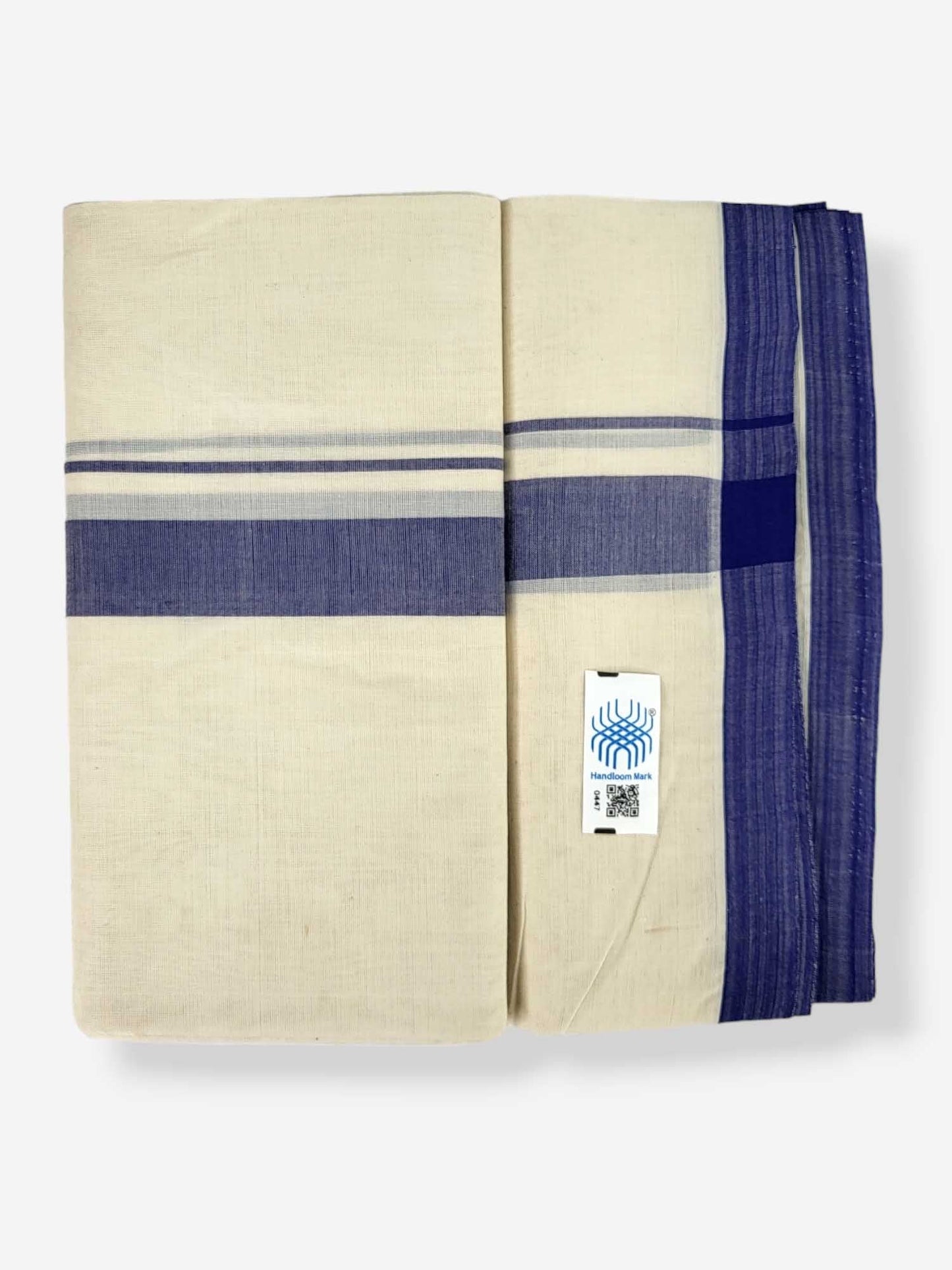 Kerala Balaramapuram Pure Cotton Handloom Mundu/Dhoti
