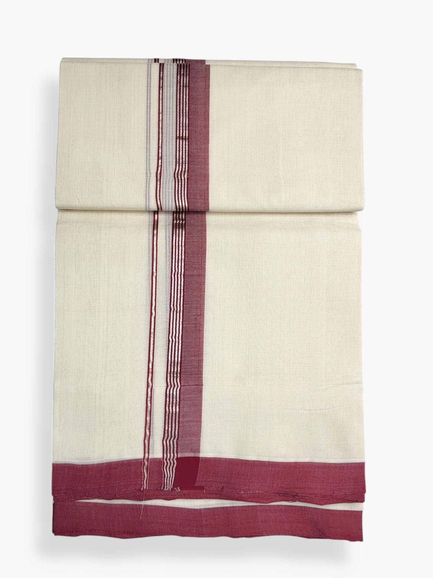 Kerala Balaramapuram Pure Cotton Handloom Mundu/Dhoti