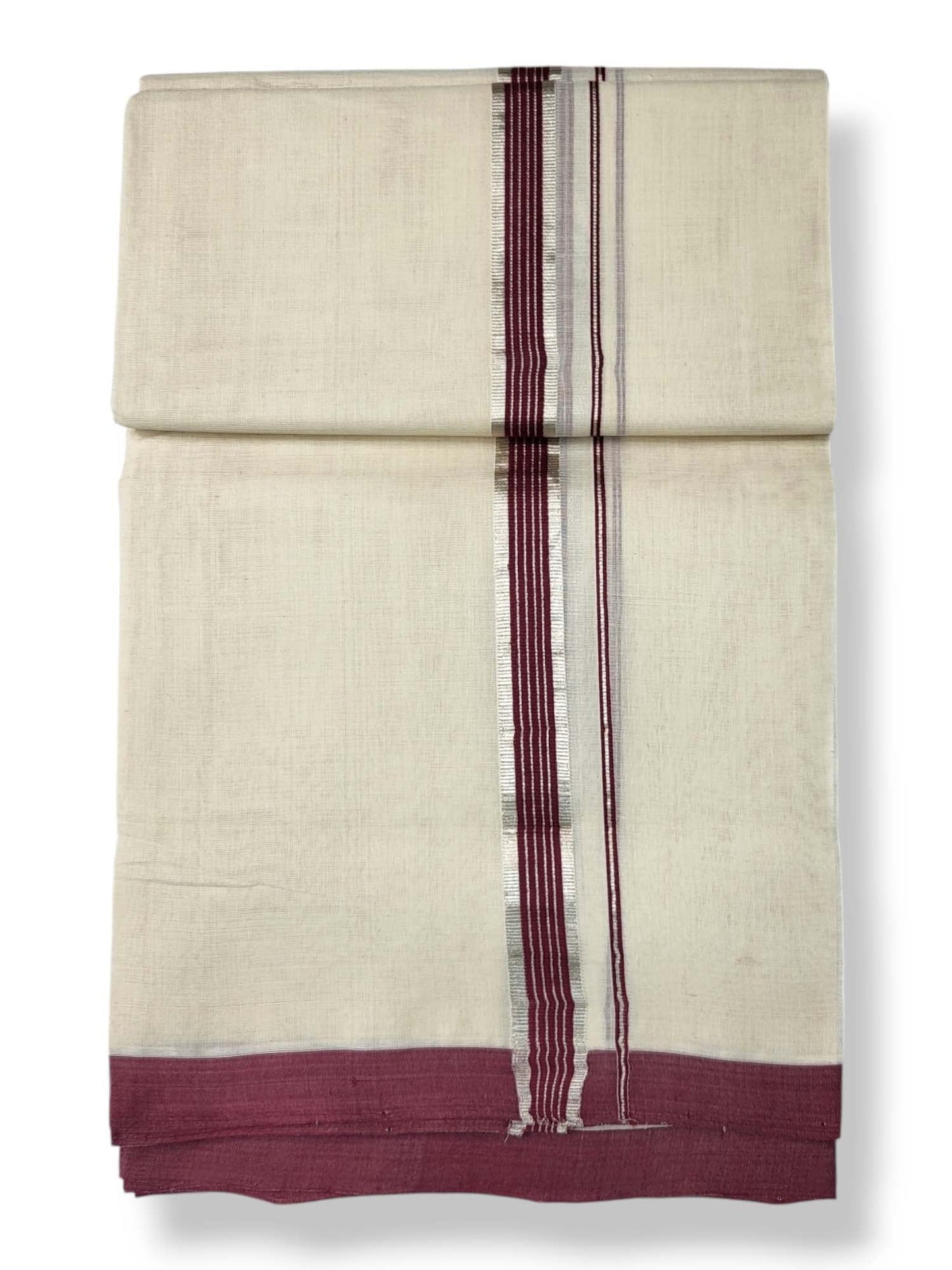 Kerala Balaramapuram Pure Cotton Handloom Mundu/Dhoti