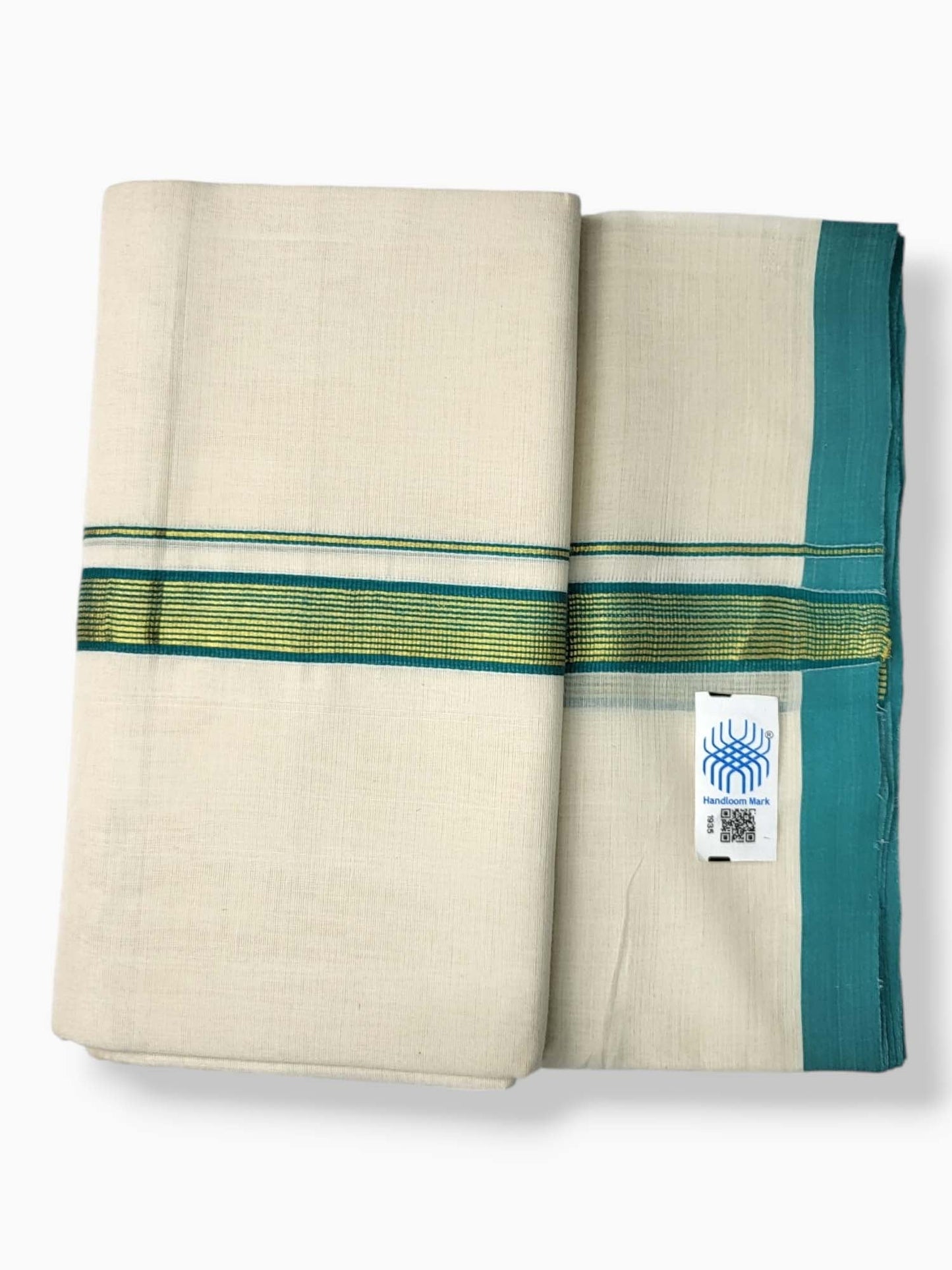 Kerala Balaramapuram Pure Cotton Handloom Mundu/Dhoti
