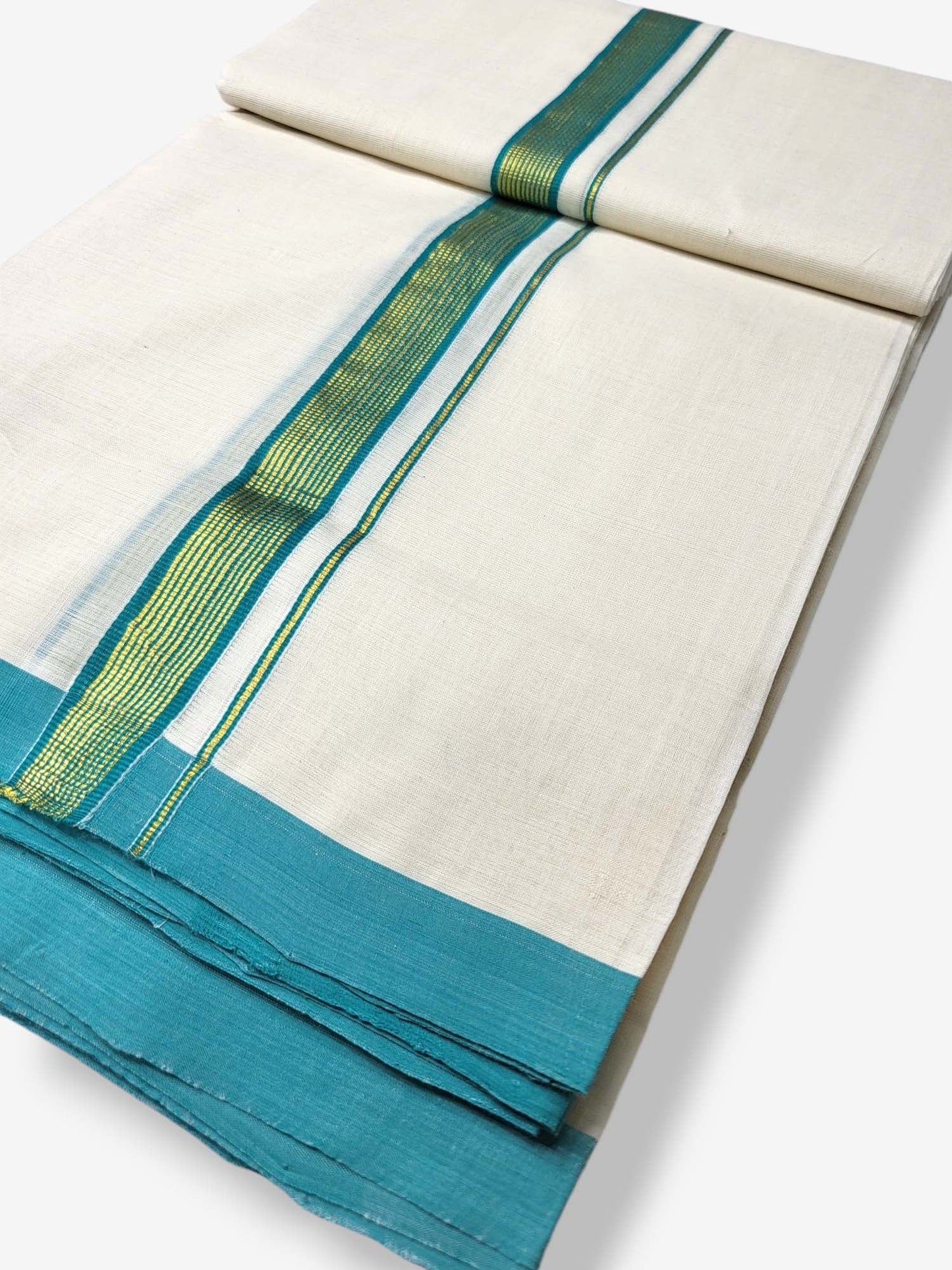 Kerala Balaramapuram Pure Cotton Handloom Mundu/Dhoti