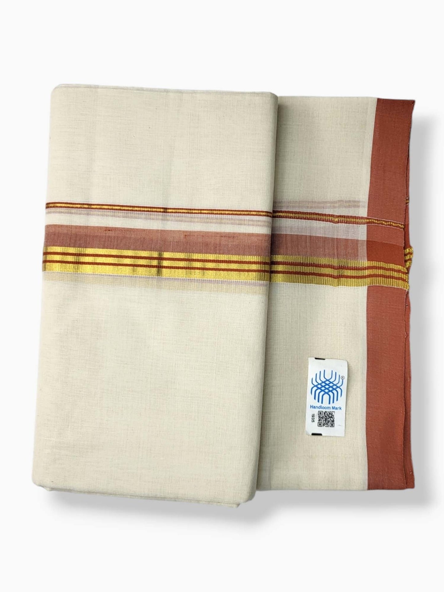Kerala Balaramapuram Pure Cotton Handloom Mundu/Dhoti