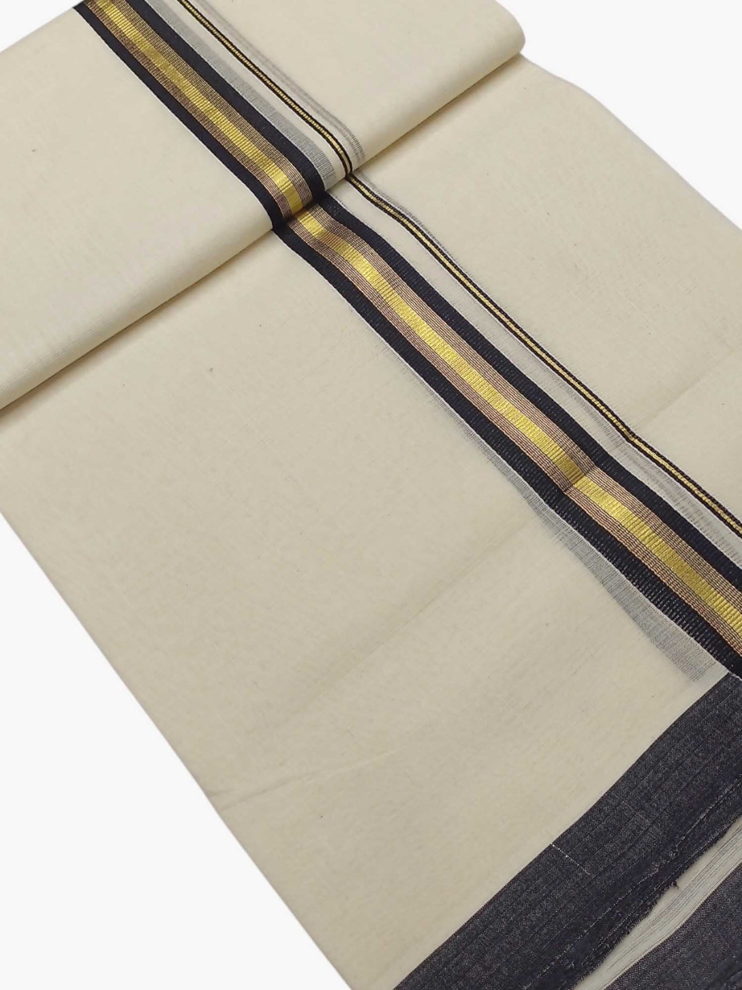 Kerala Balaramapuram Pure Cotton Handloom Mundu/Dhoti