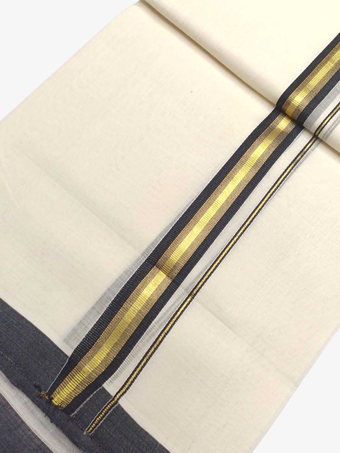 Kerala Balaramapuram Pure Cotton Handloom Mundu/Dhoti