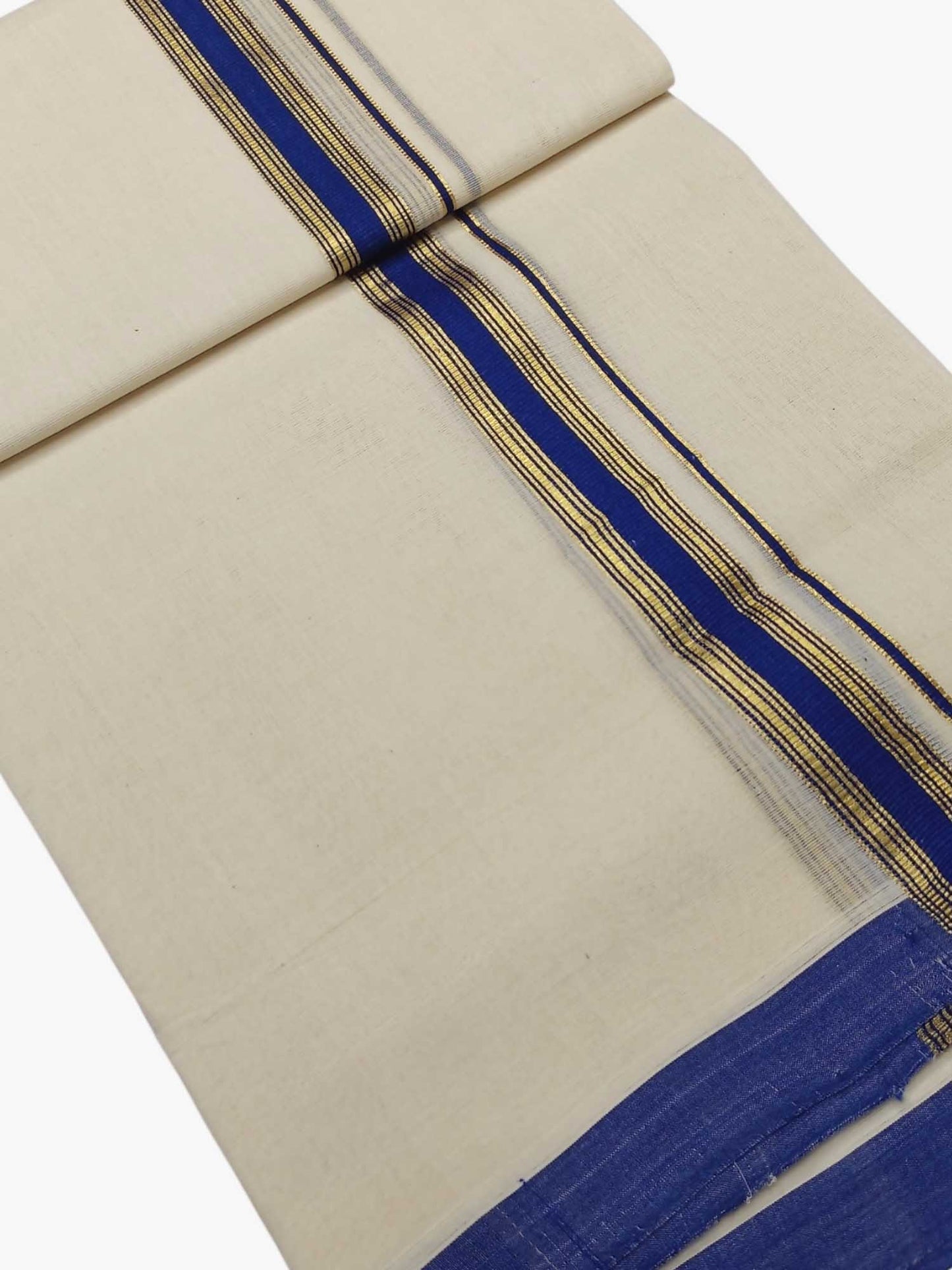 Kerala Balaramapuram Pure Cotton Handloom Mundu/Dhoti