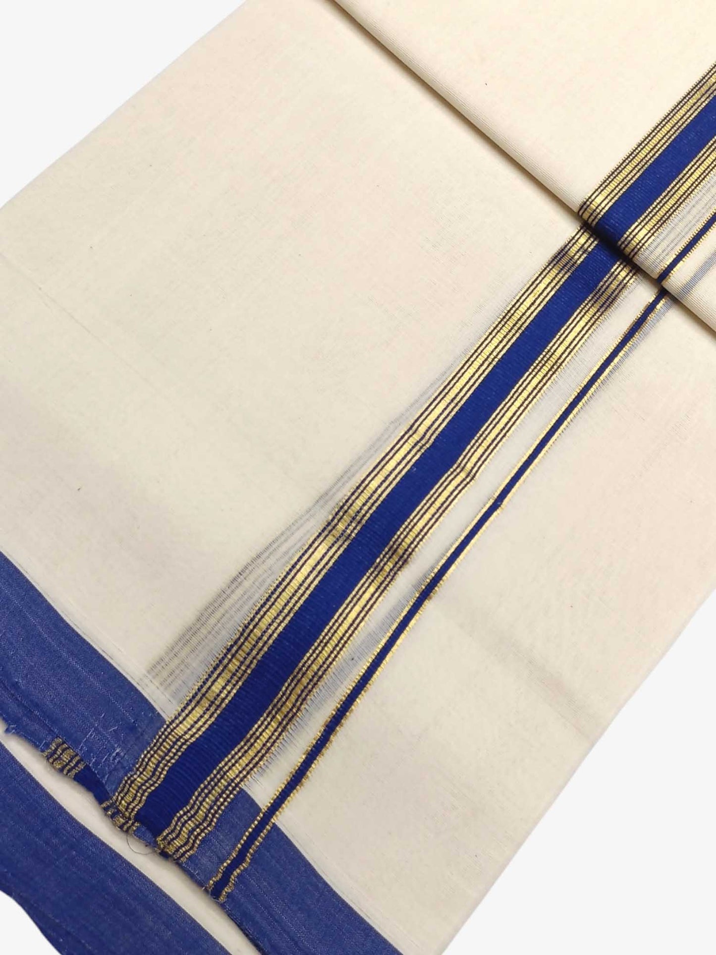 Kerala Balaramapuram Pure Cotton Handloom Mundu/Dhoti