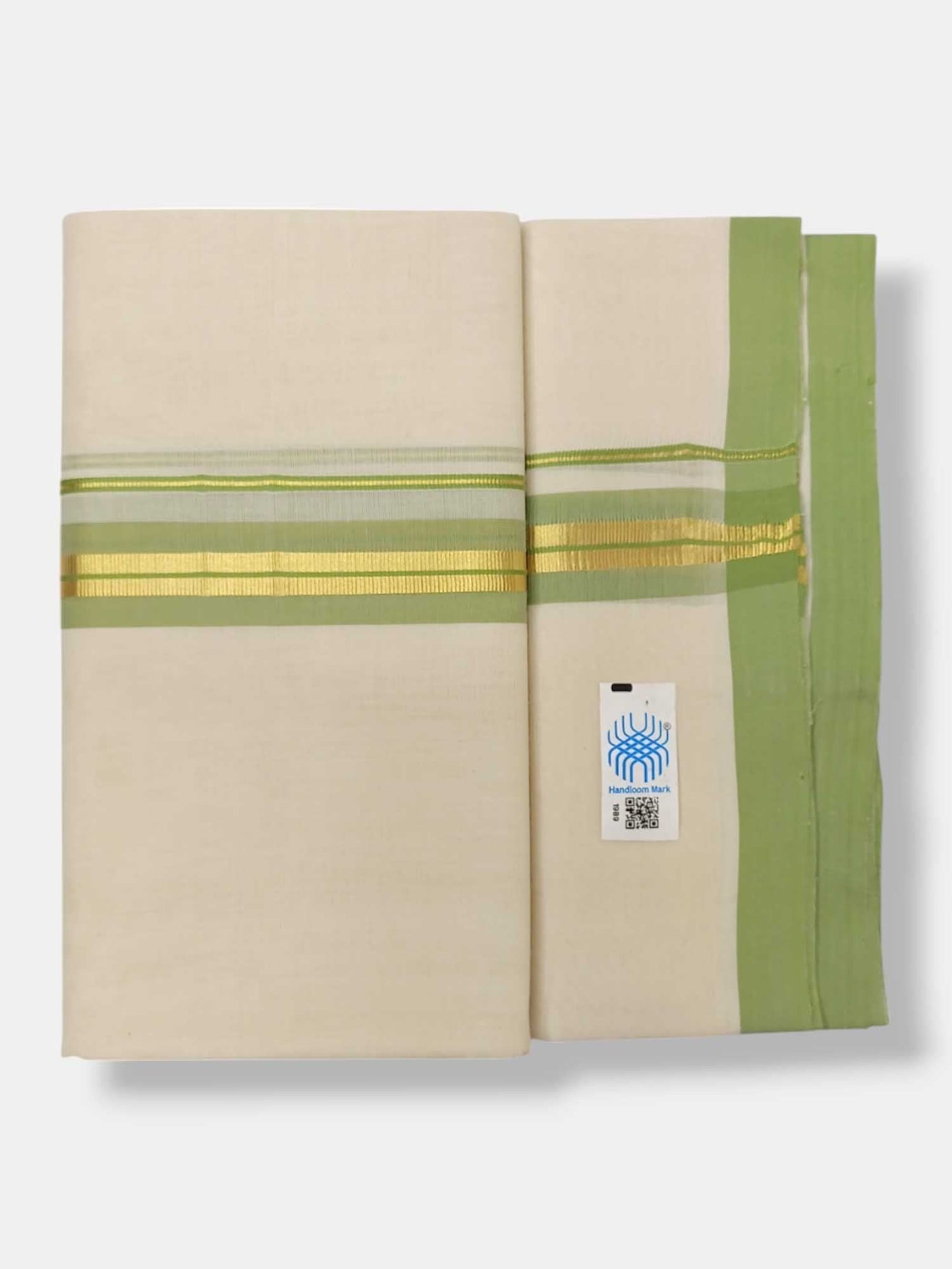 Kerala Balaramapuram Pure Cotton Handloom Mundu/Dhoti