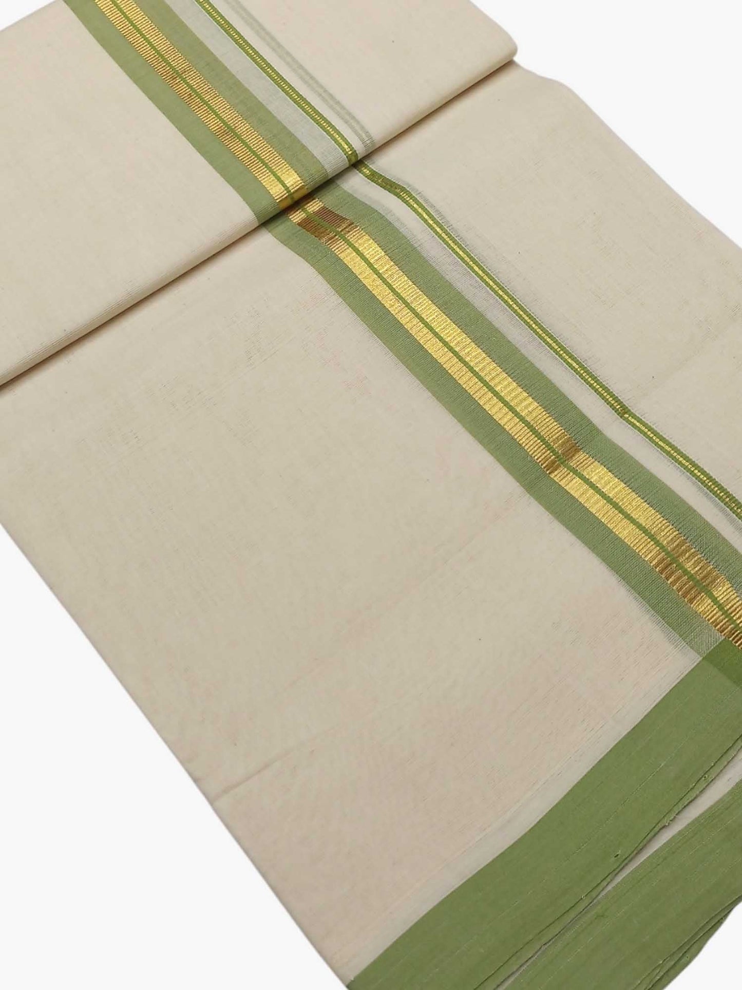 Kerala Balaramapuram Pure Cotton Handloom Mundu/Dhoti