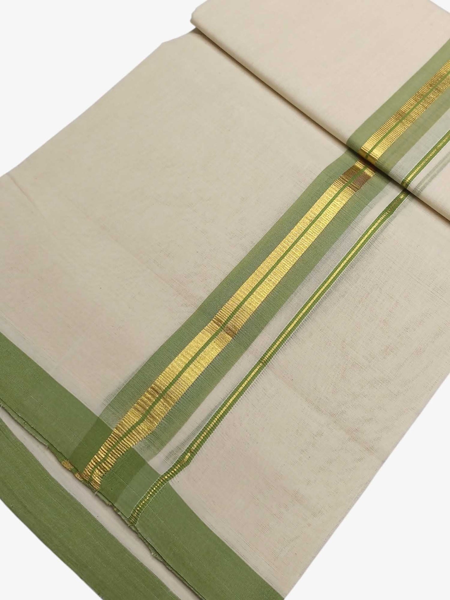 Kerala Balaramapuram Pure Cotton Handloom Mundu/Dhoti