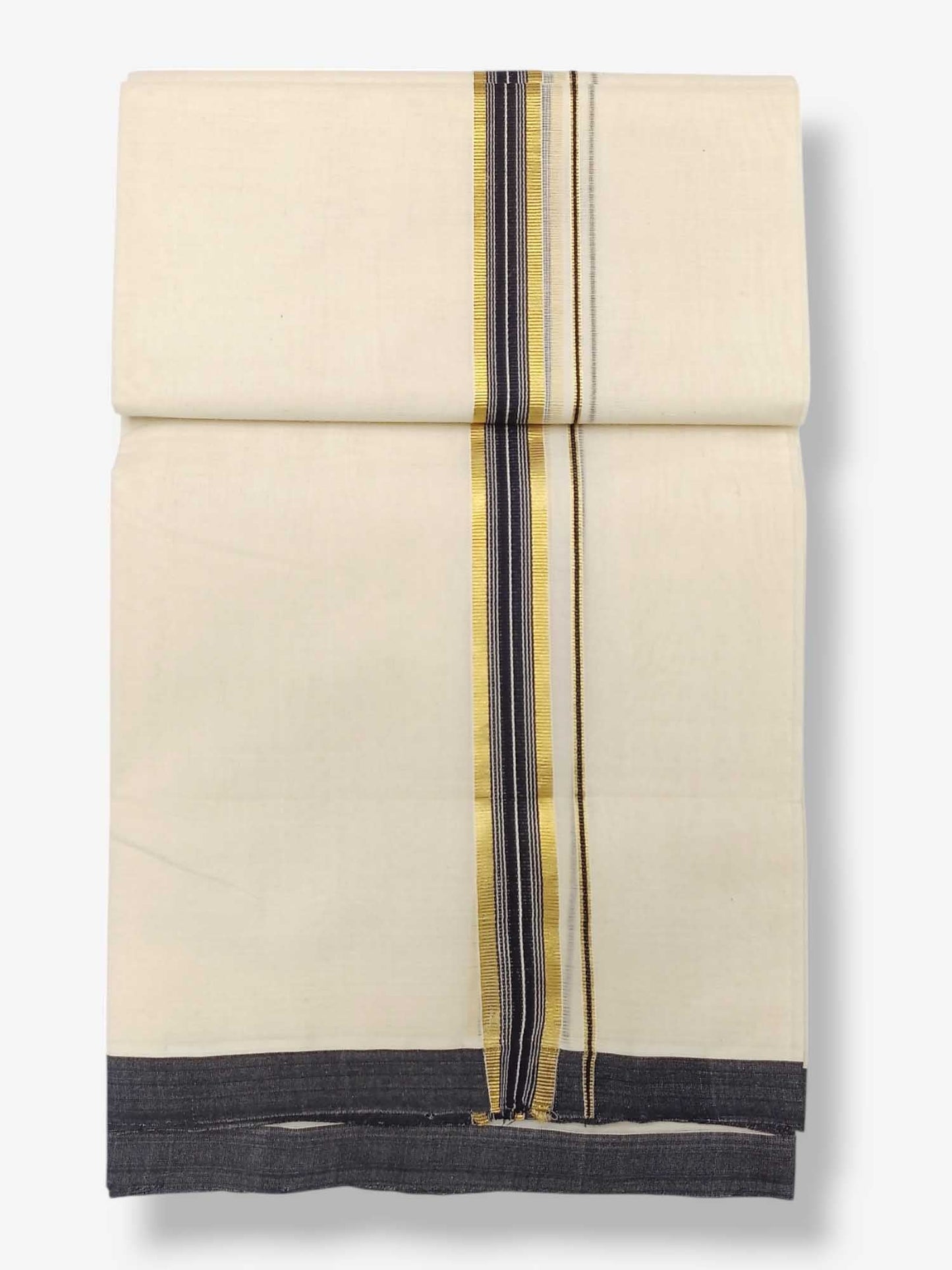 Kerala Balaramapuram Pure Cotton Handloom Mundu/Dhoti