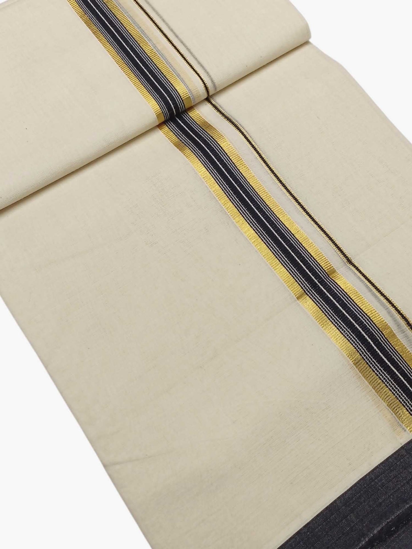 Kerala Balaramapuram Pure Cotton Handloom Mundu/Dhoti