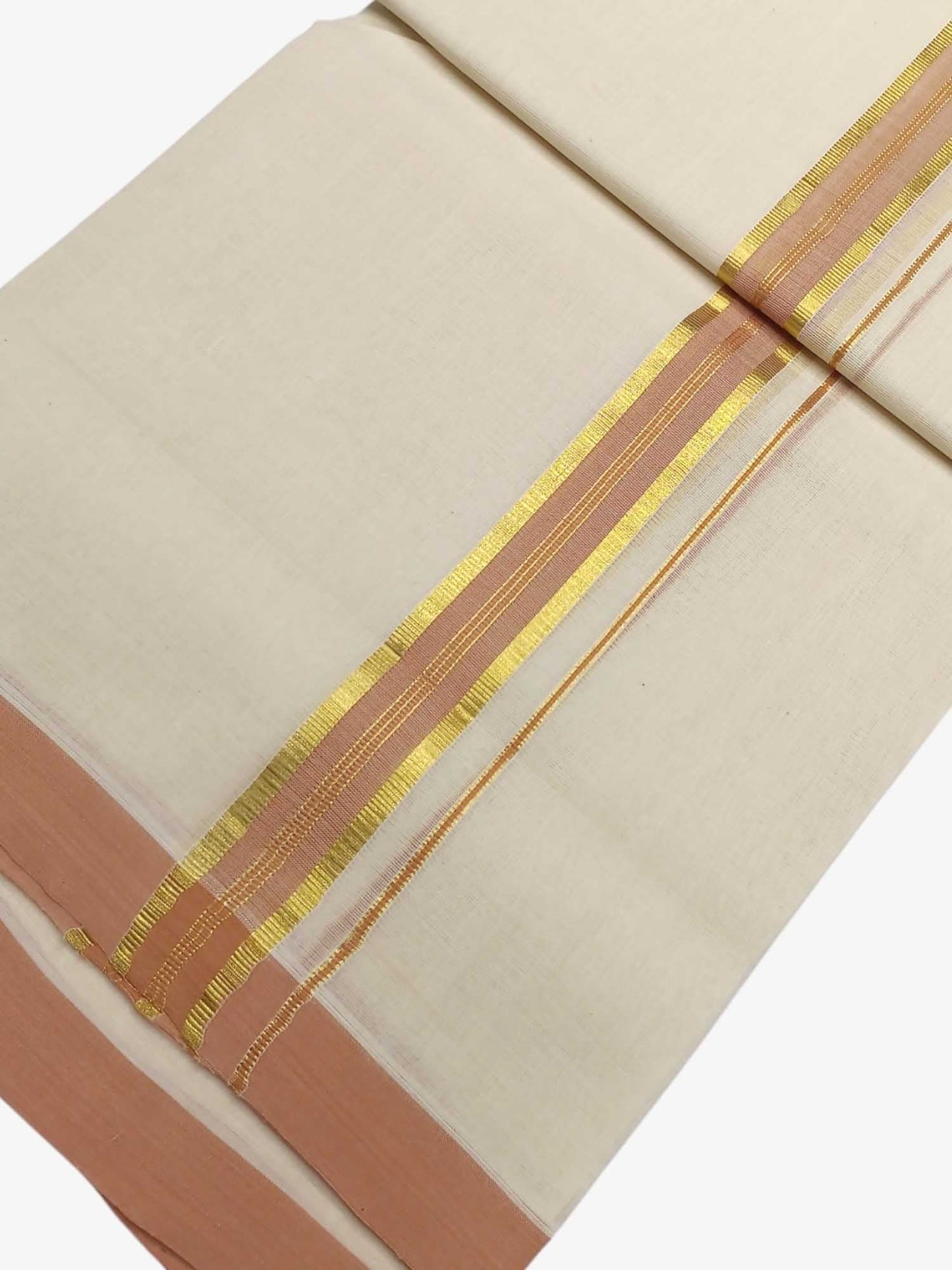 Kerala Balaramapuram Pure Cotton Handloom Mundu/Dhoti