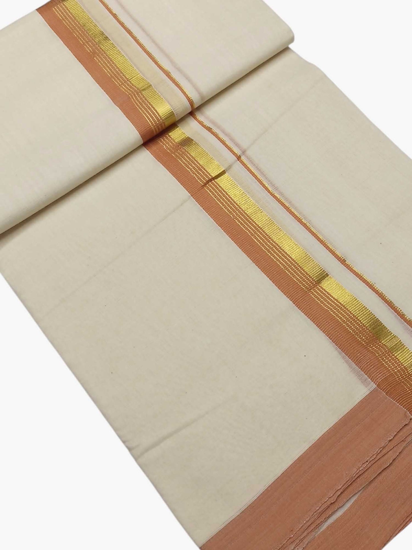 Kerala Balaramapuram Pure Cotton Handloom Mundu/Dhoti