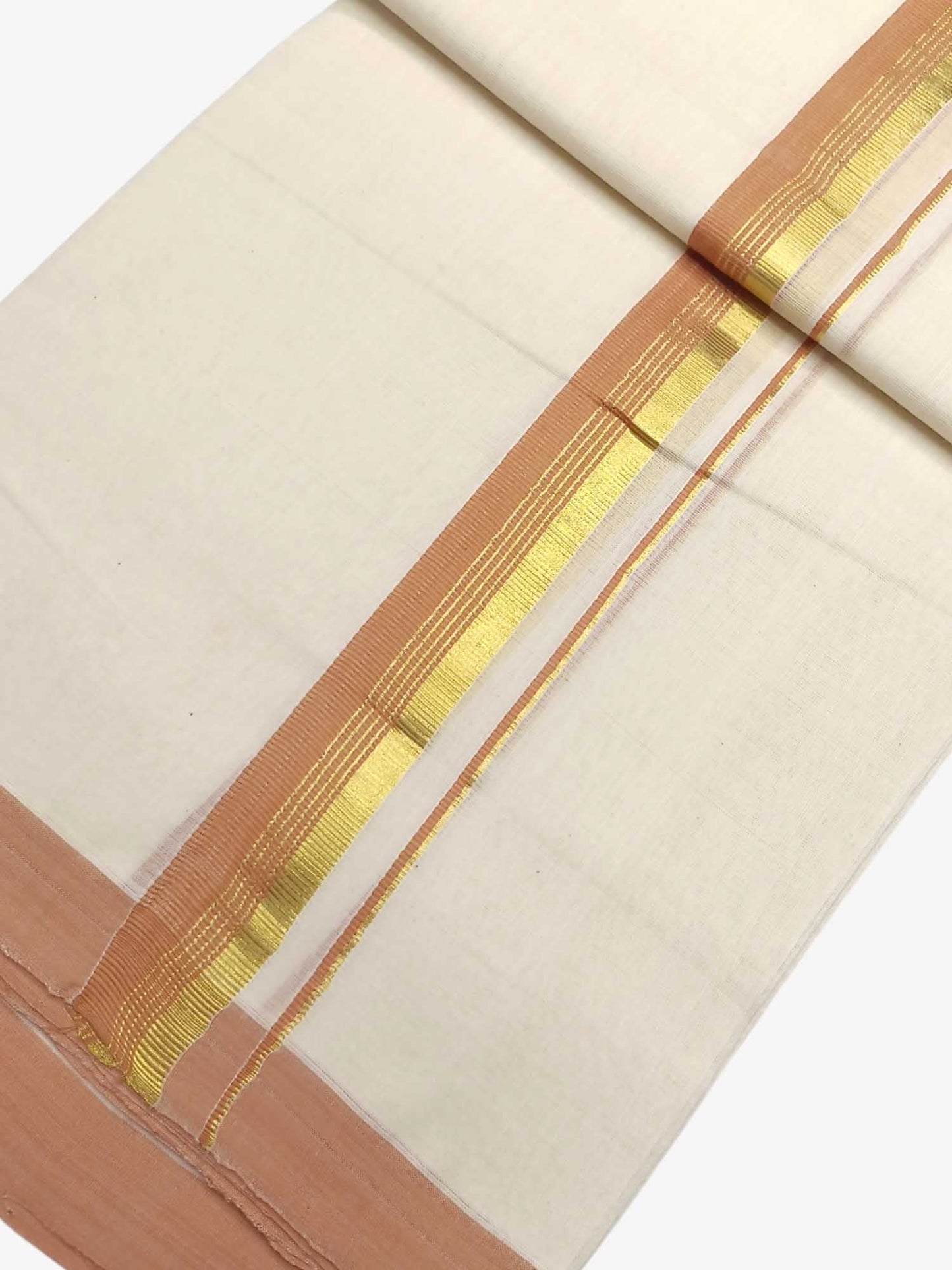Kerala Balaramapuram Pure Cotton Handloom Mundu/Dhoti
