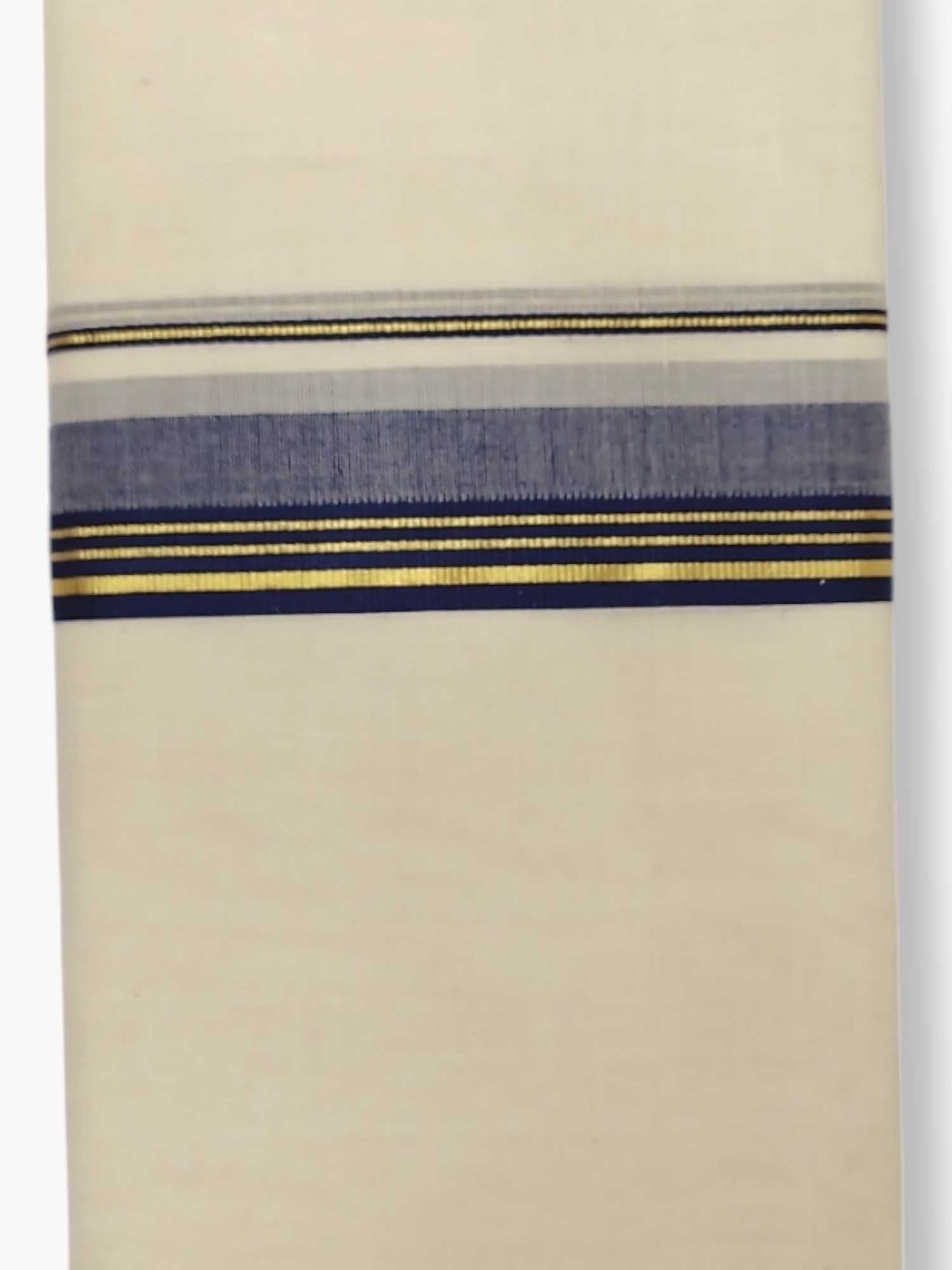 Kerala Balaramapuram Pure Cotton Handloom Mundu/Dhoti