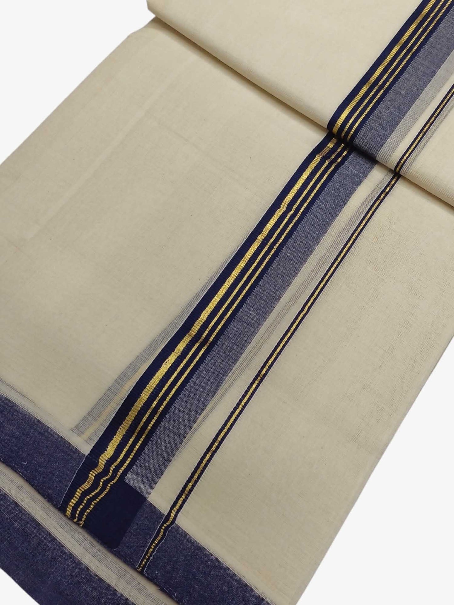 Kerala Balaramapuram Pure Cotton Handloom Mundu/Dhoti