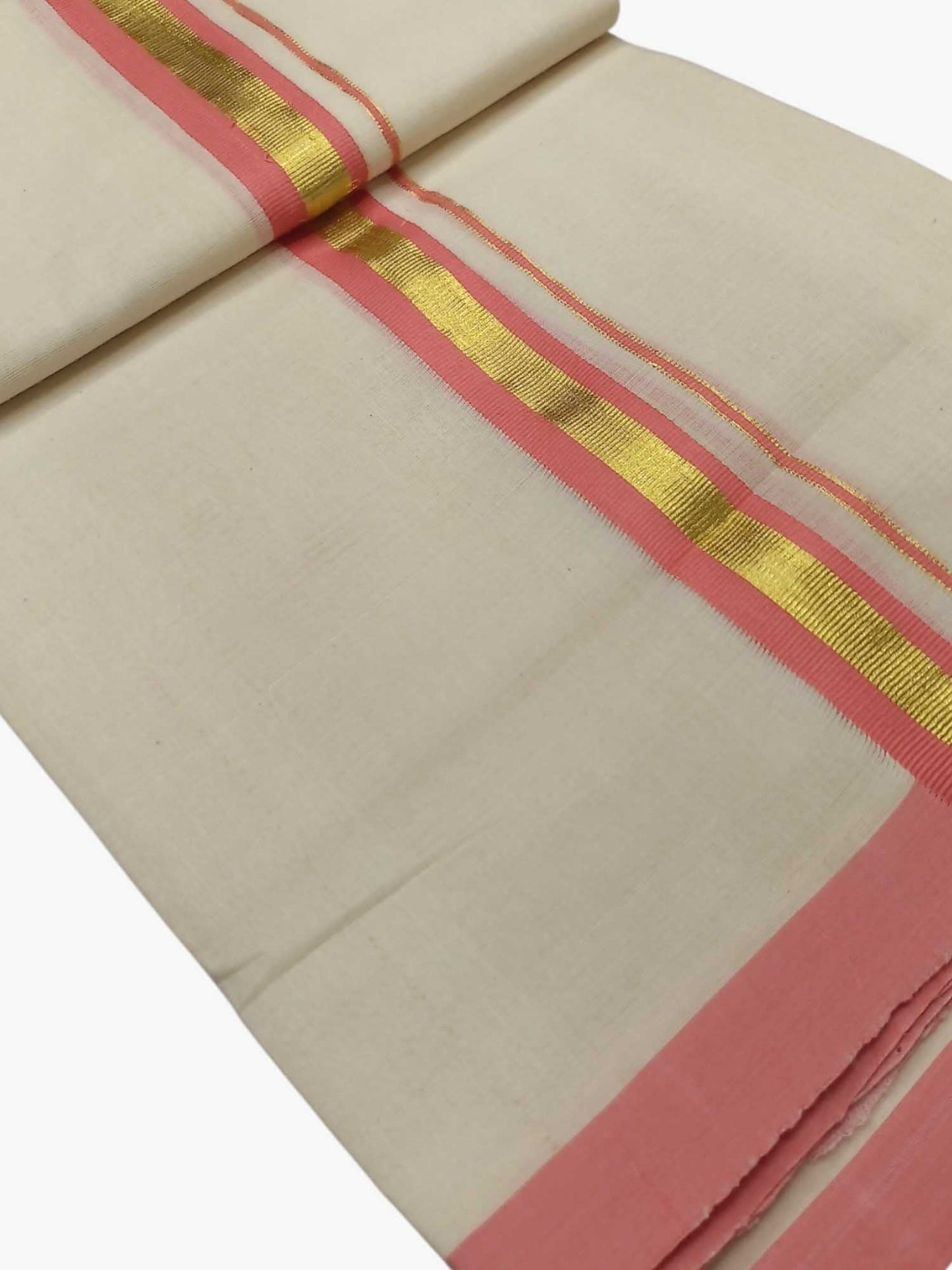 Kerala Balaramapuram Pure Cotton Handloom Mundu/Dhoti