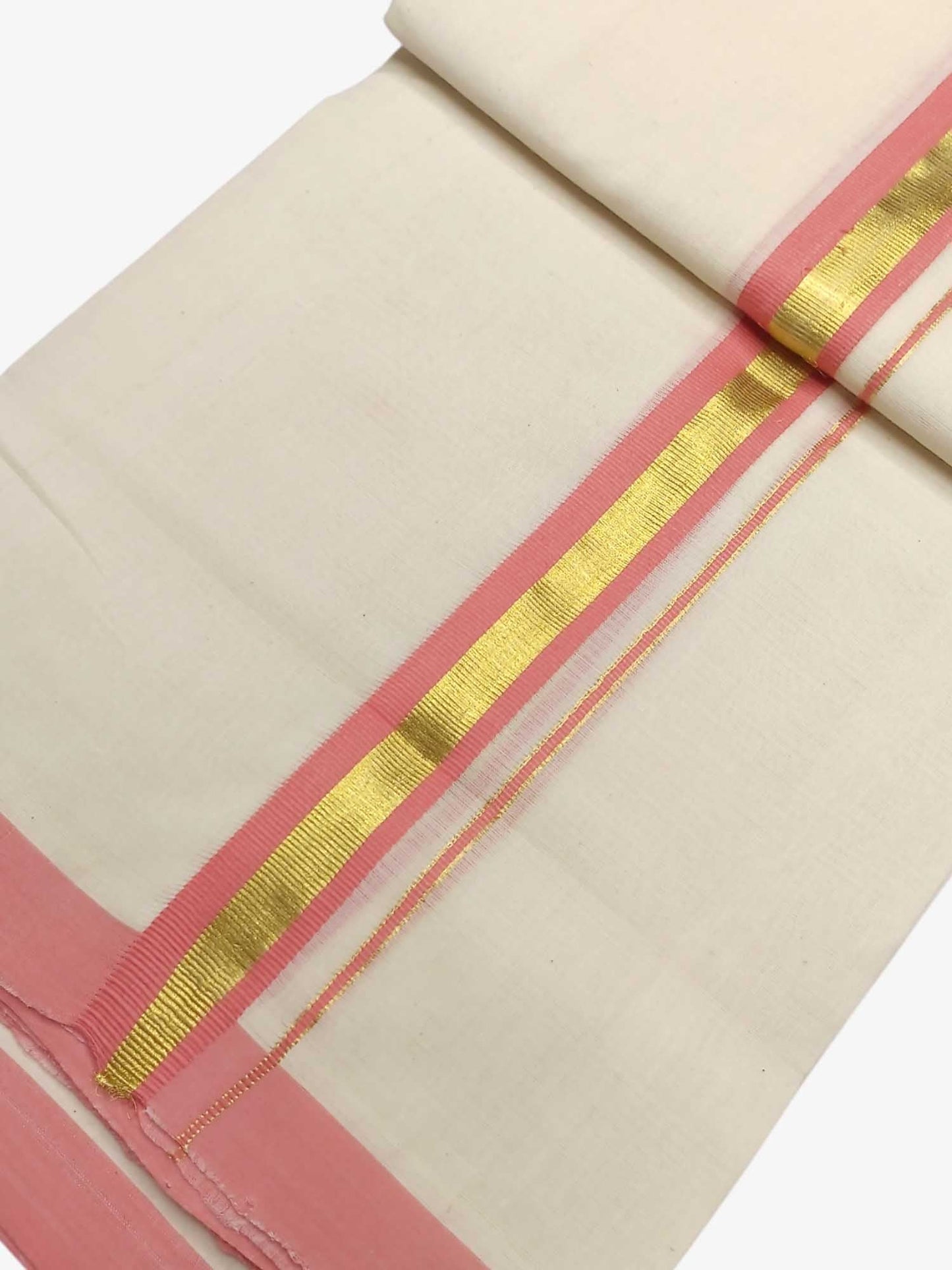 Kerala Balaramapuram Pure Cotton Handloom Mundu/Dhoti