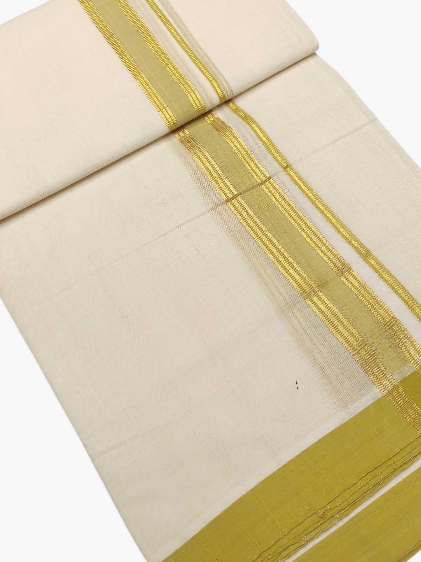 Kerala Balaramapuram Pure Cotton Handloom Mundu/Dhoti