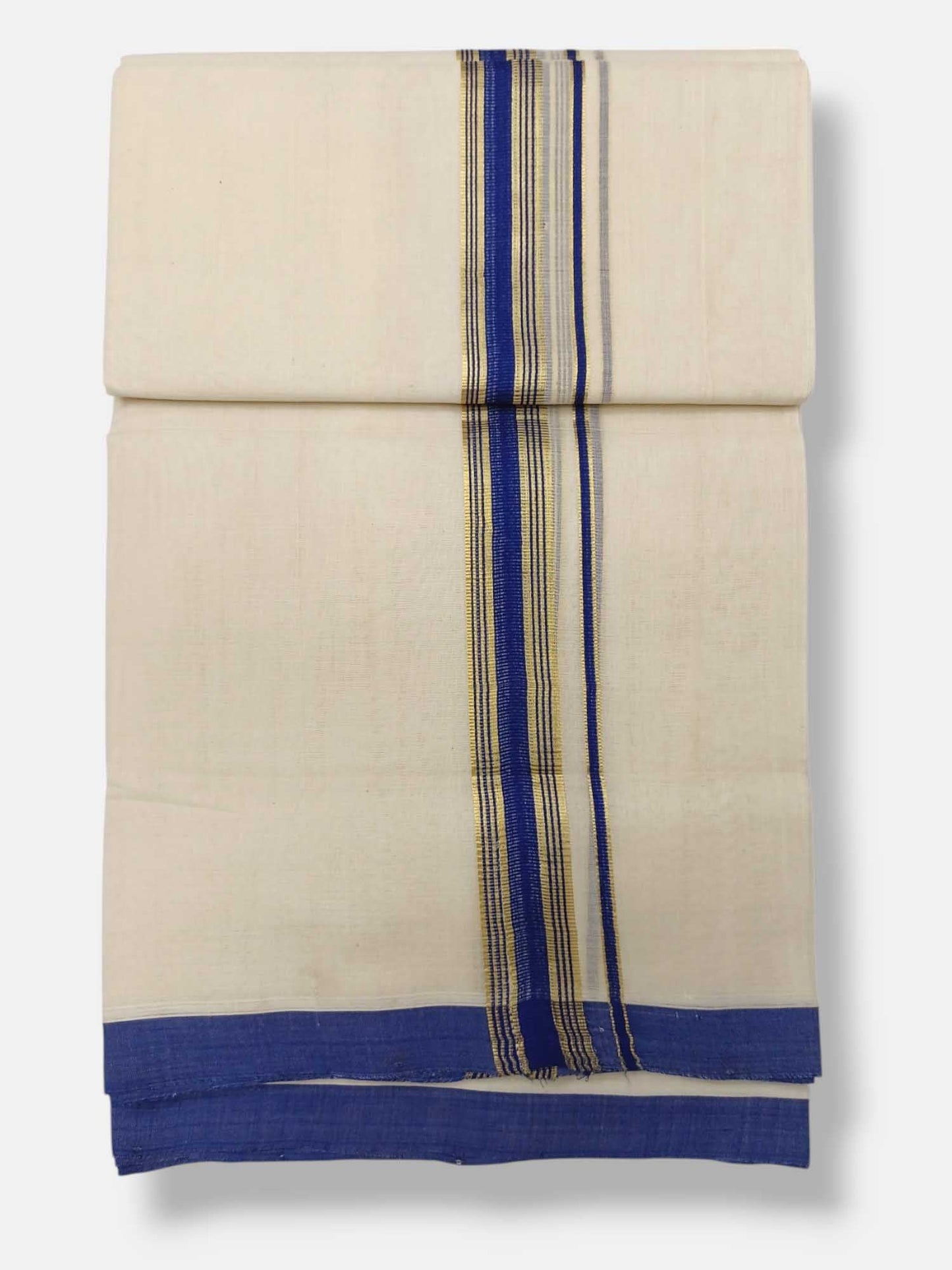 Kerala Balaramapuram Pure Cotton Handloom Mundu/Dhoti