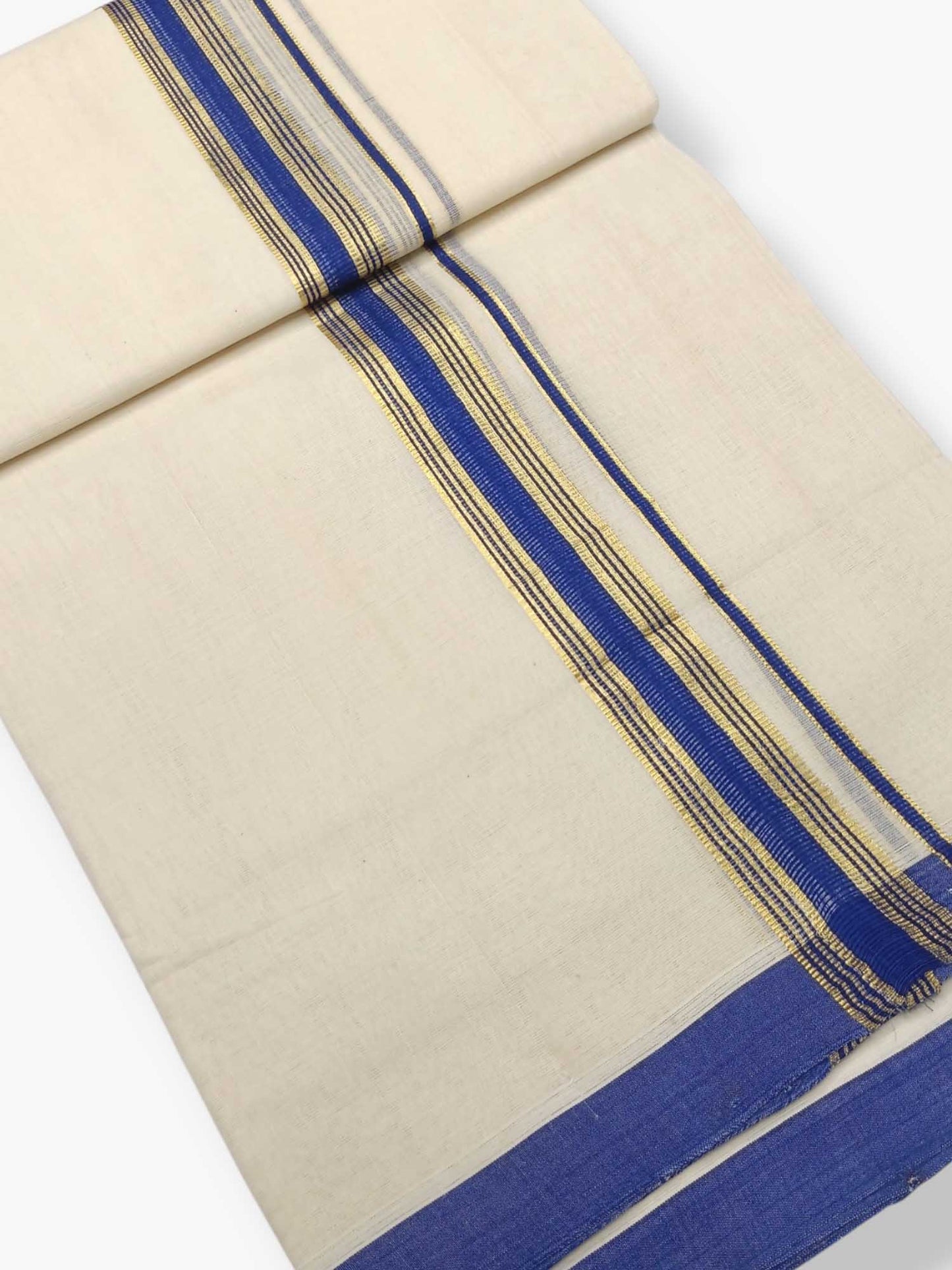 Kerala Balaramapuram Pure Cotton Handloom Mundu/Dhoti