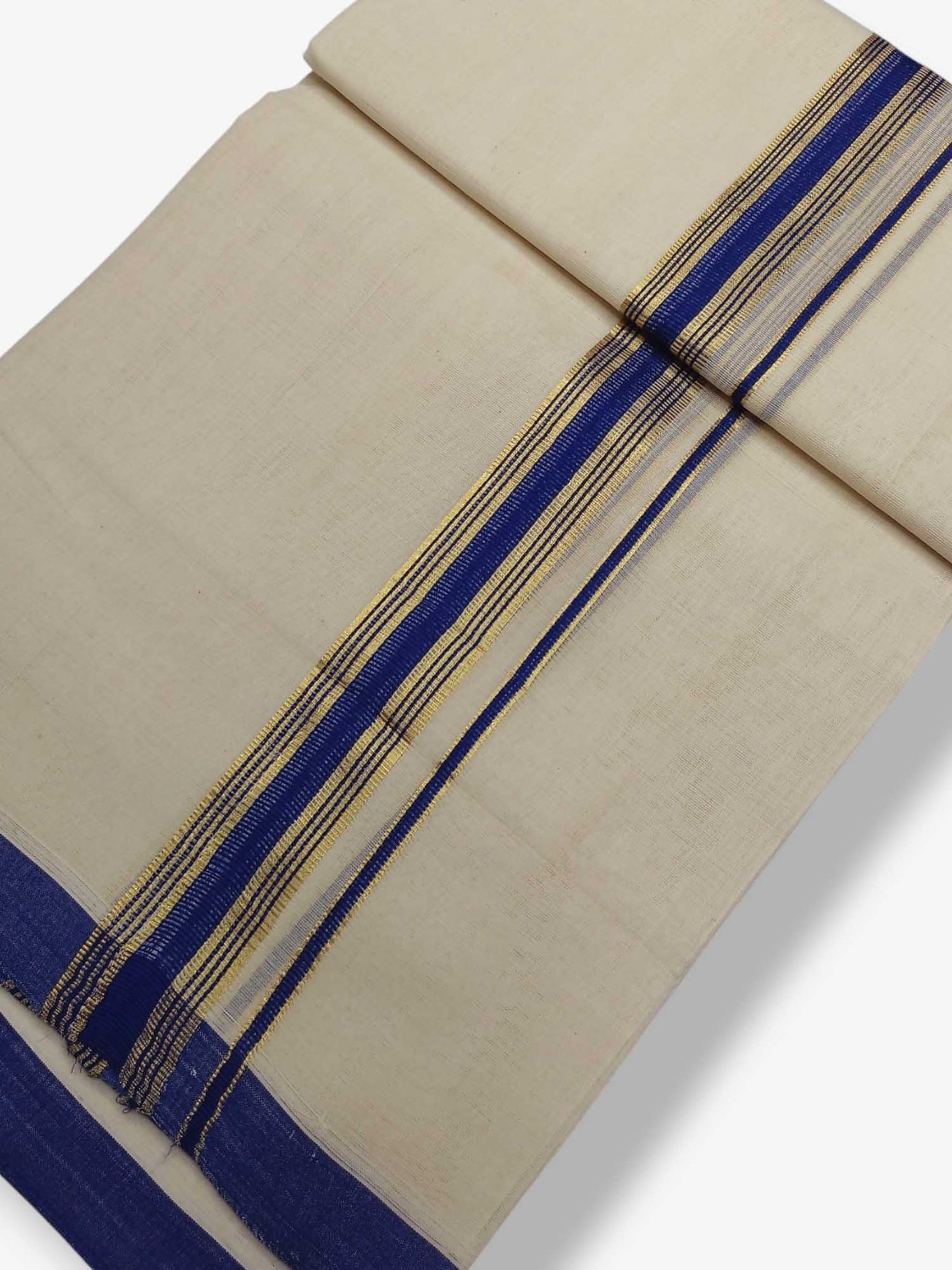 Kerala Balaramapuram Pure Cotton Handloom Mundu/Dhoti