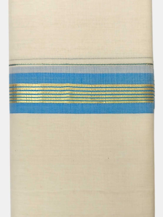 Kerala Balaramapuram Pure Cotton Handloom Mundu/Dhoti