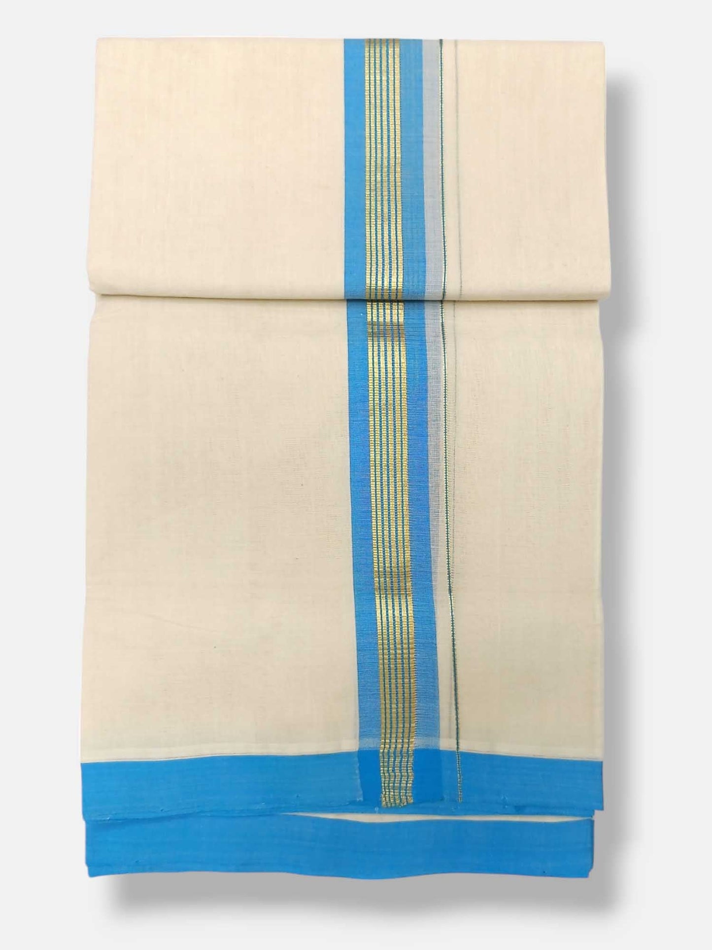 Kerala Balaramapuram Pure Cotton Handloom Mundu/Dhoti