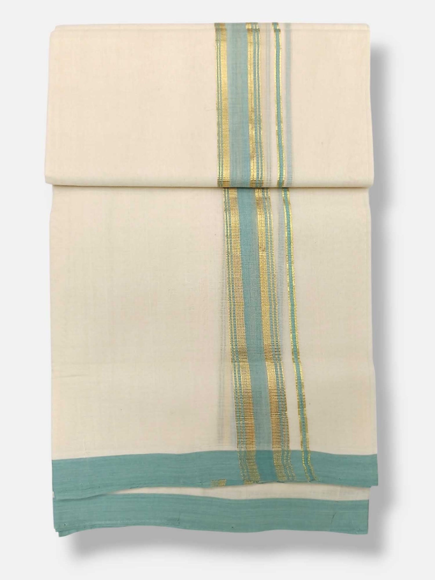 Kerala Balaramapuram Pure Cotton Handloom Mundu/Dhoti