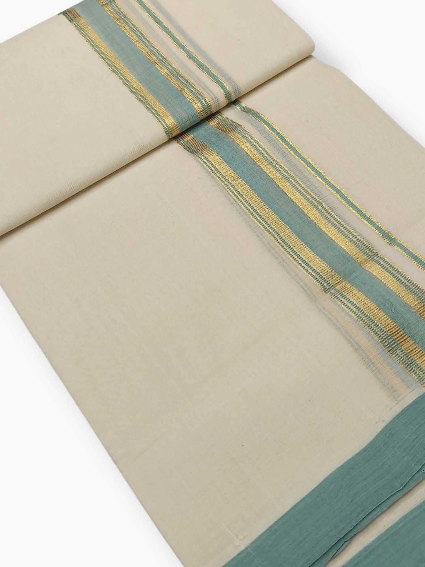 Kerala Balaramapuram Pure Cotton Handloom Mundu/Dhoti