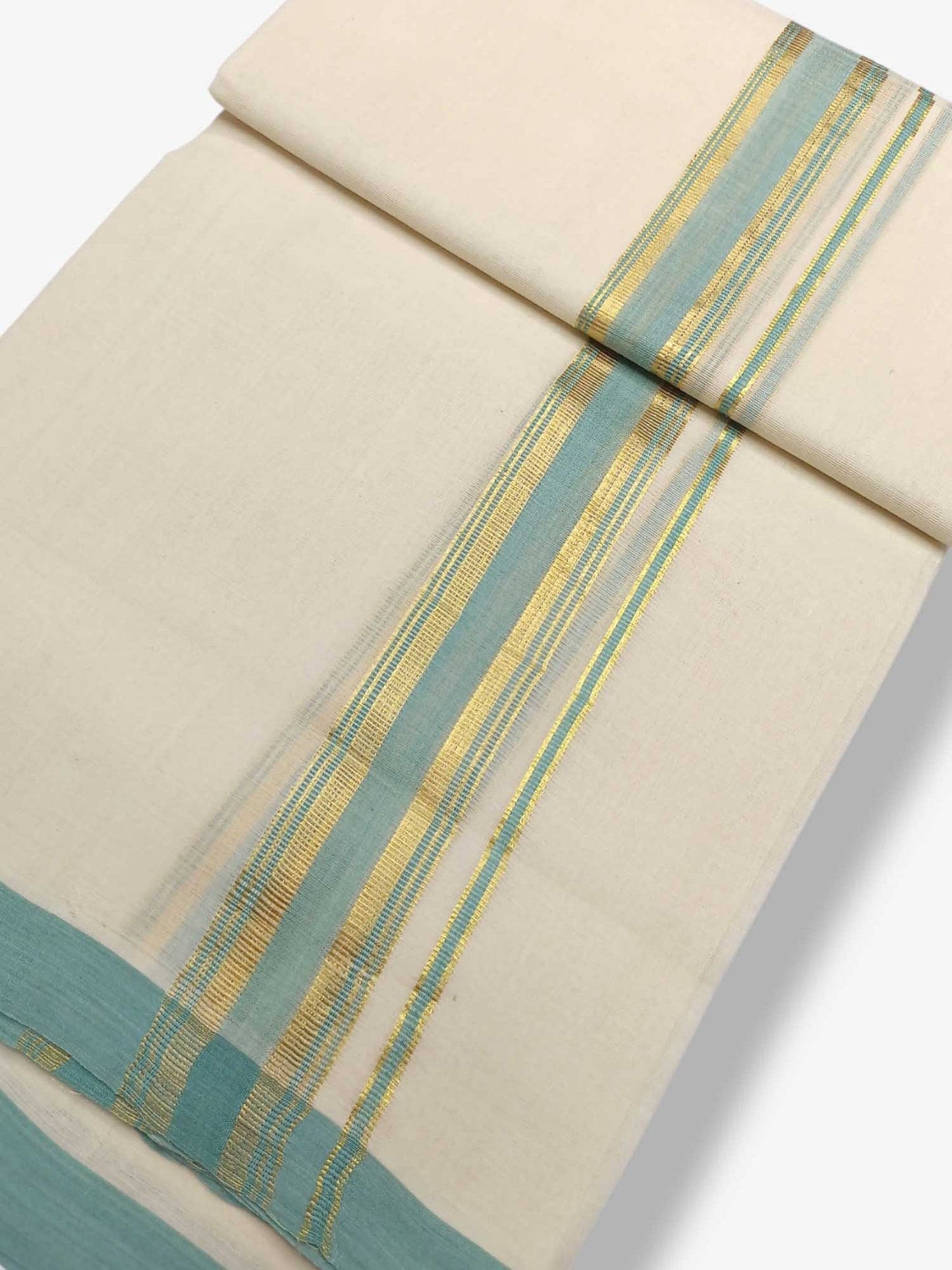 Kerala Balaramapuram Pure Cotton Handloom Mundu/Dhoti