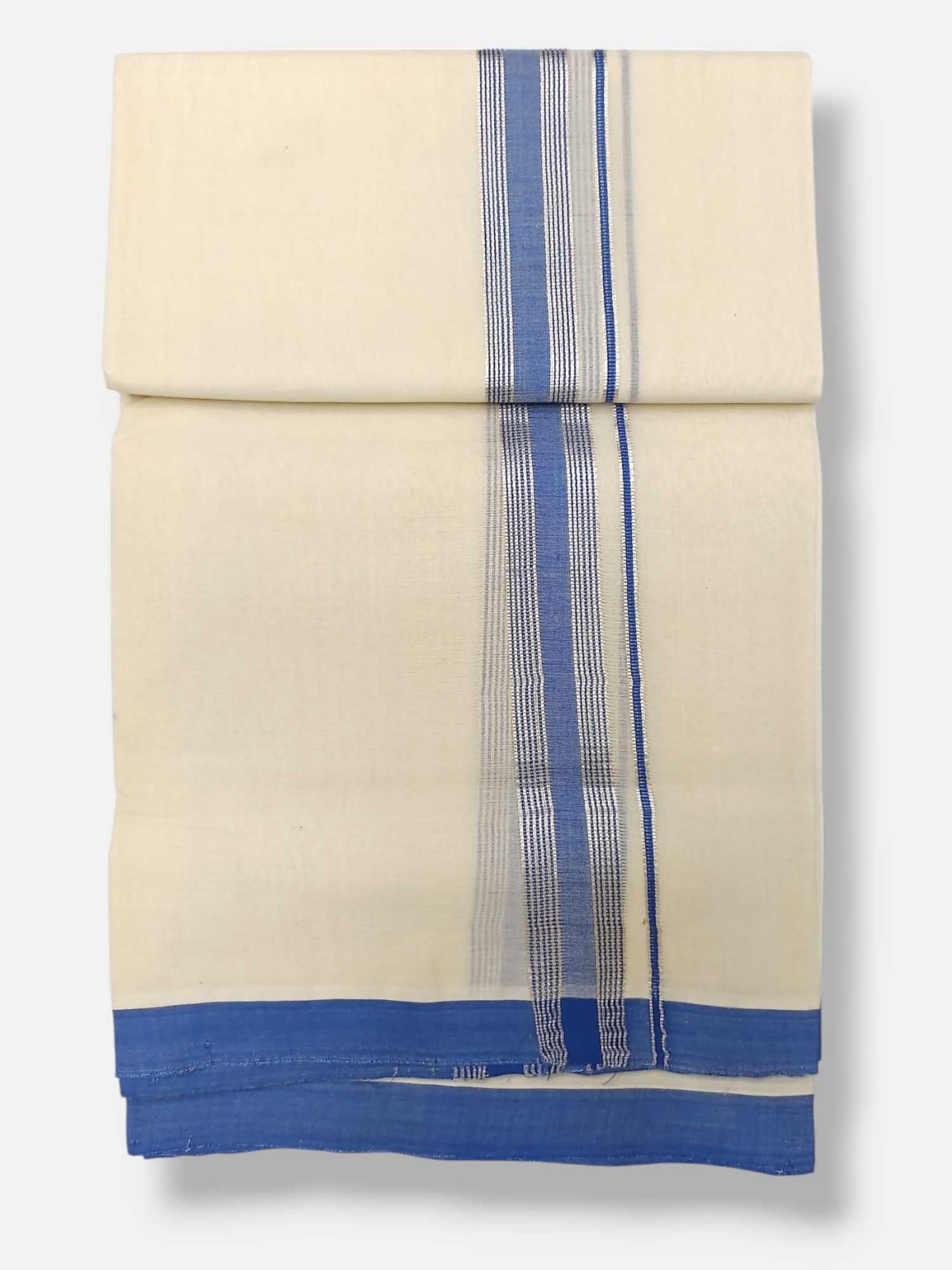 Kerala Balaramapuram Pure Cotton Handloom Mundu/Dhoti