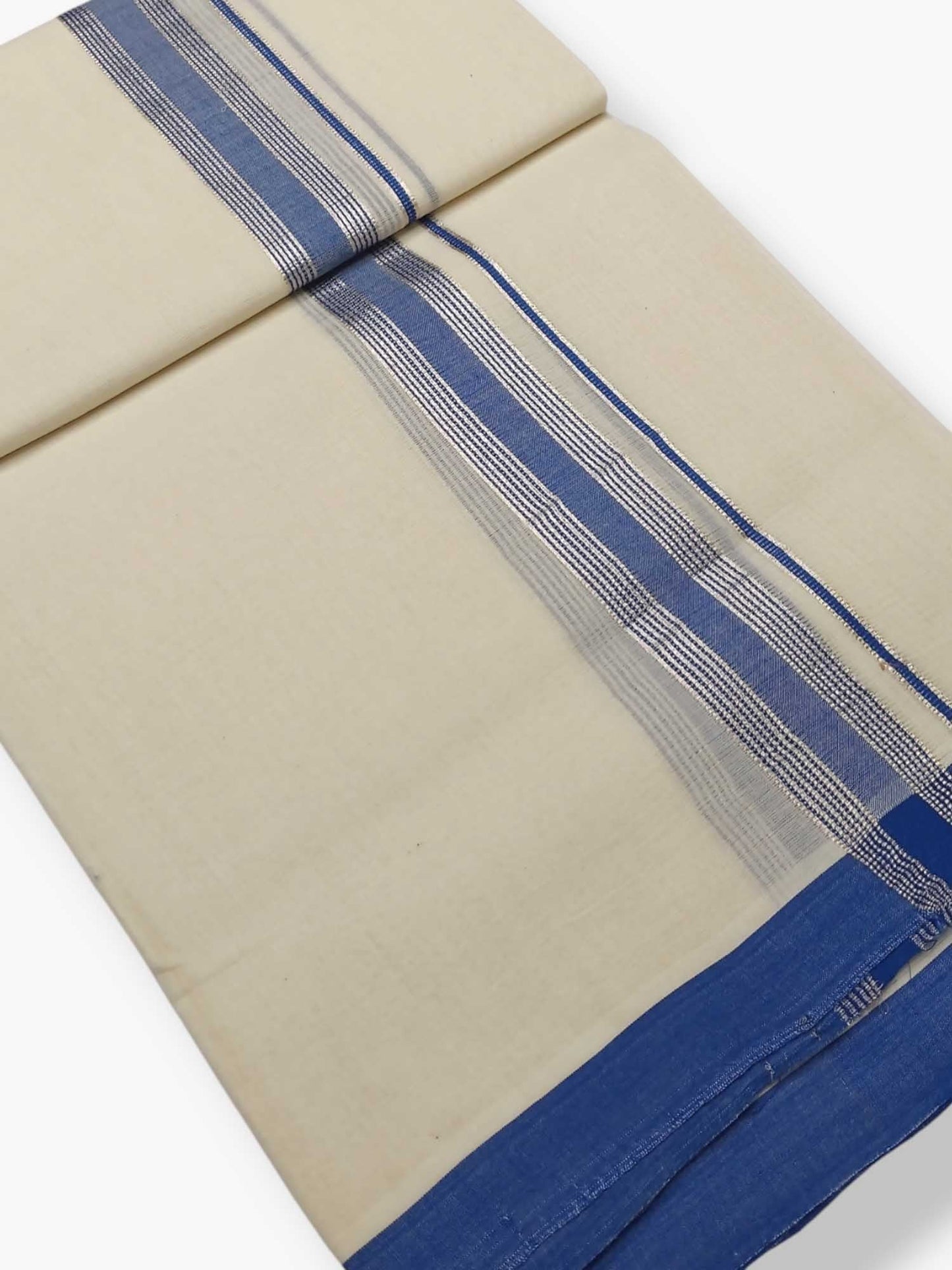 Kerala Balaramapuram Pure Cotton Handloom Mundu/Dhoti