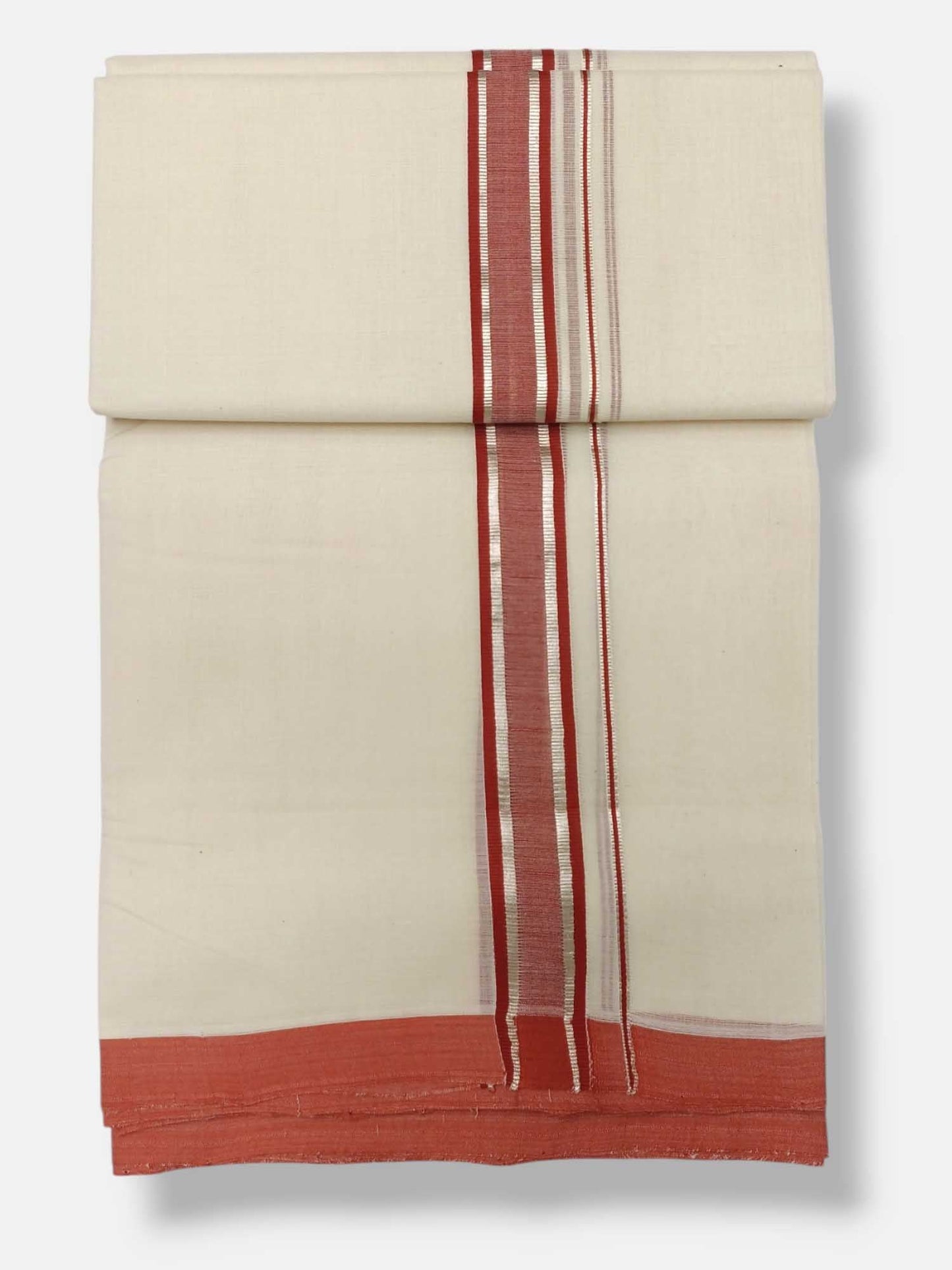 Kerala Balaramapuram Pure Cotton Handloom Mundu/Dhoti