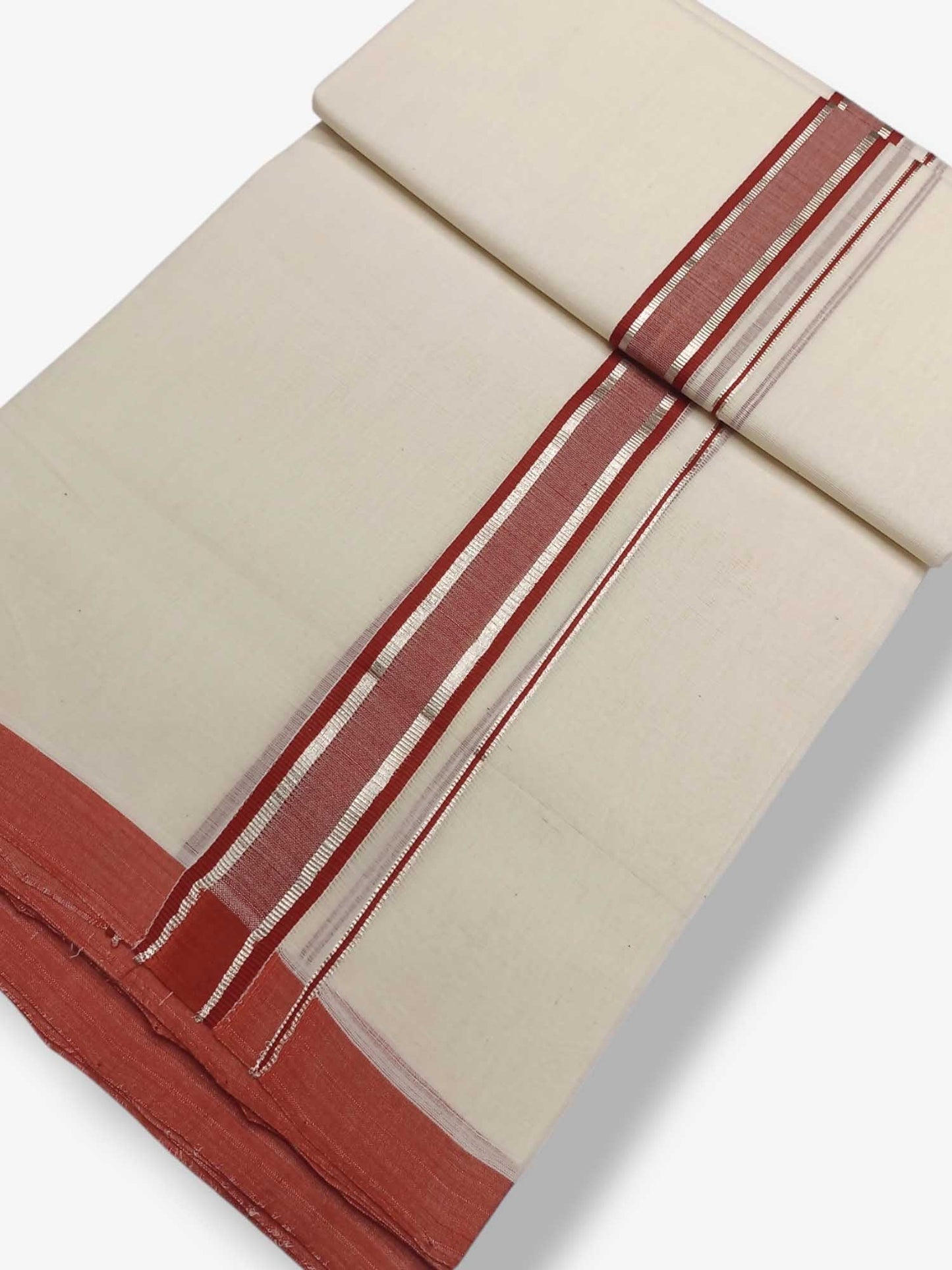 Kerala Balaramapuram Pure Cotton Handloom Mundu/Dhoti