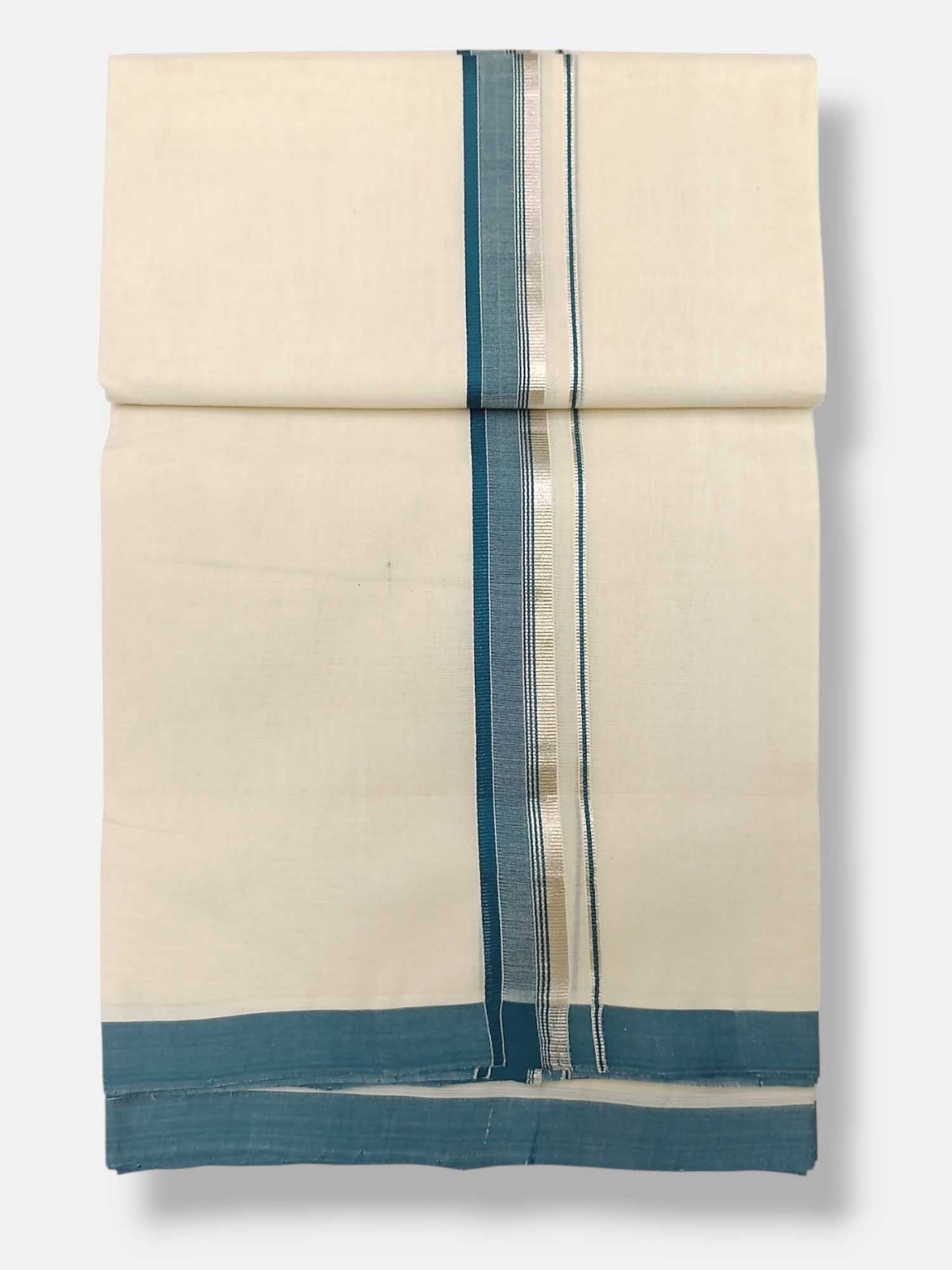Kerala Balaramapuram Pure Cotton Handloom Mundu/Dhoti