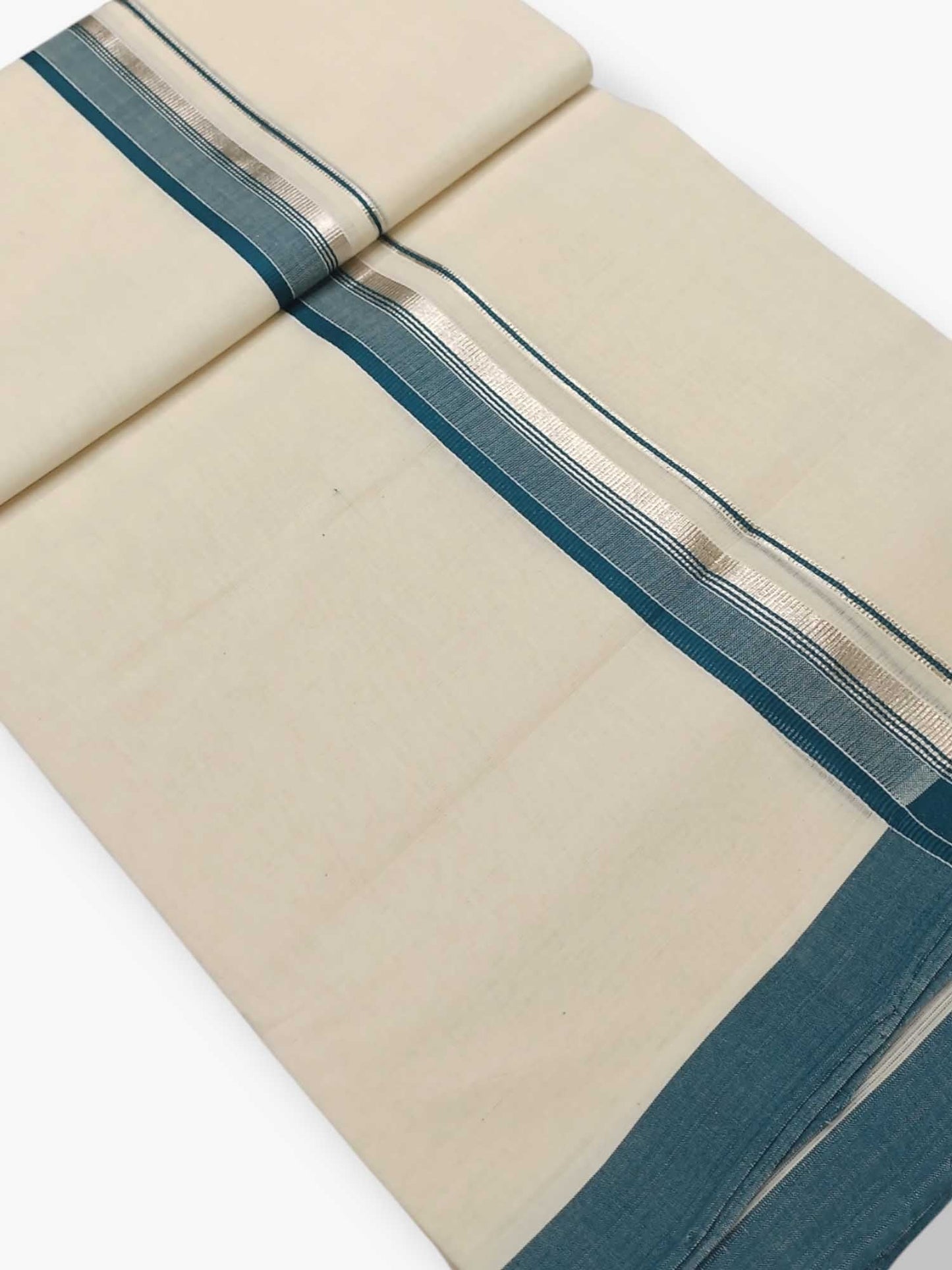 Kerala Balaramapuram Pure Cotton Handloom Mundu/Dhoti