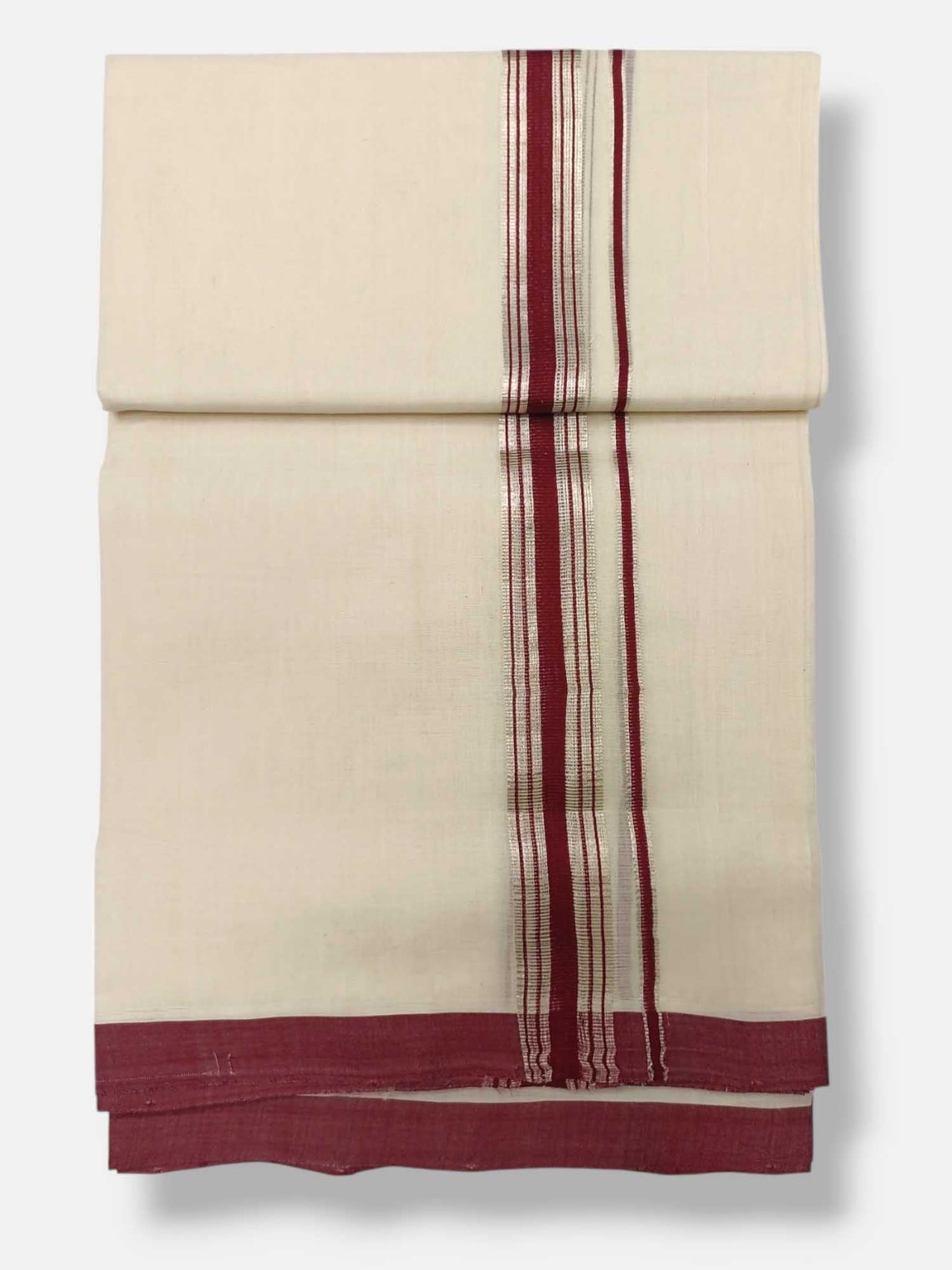 Kerala Balaramapuram Pure Cotton Handloom Mundu/Dhoti