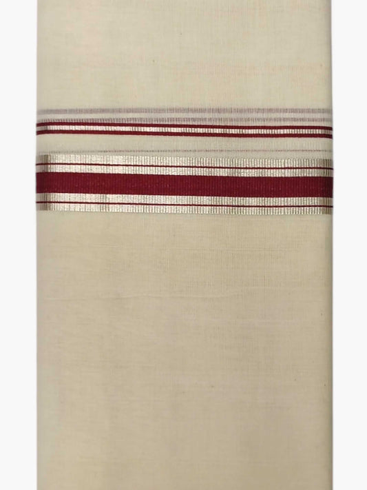 Kerala Balaramapuram Pure Cotton Handloom Mundu/Dhoti
